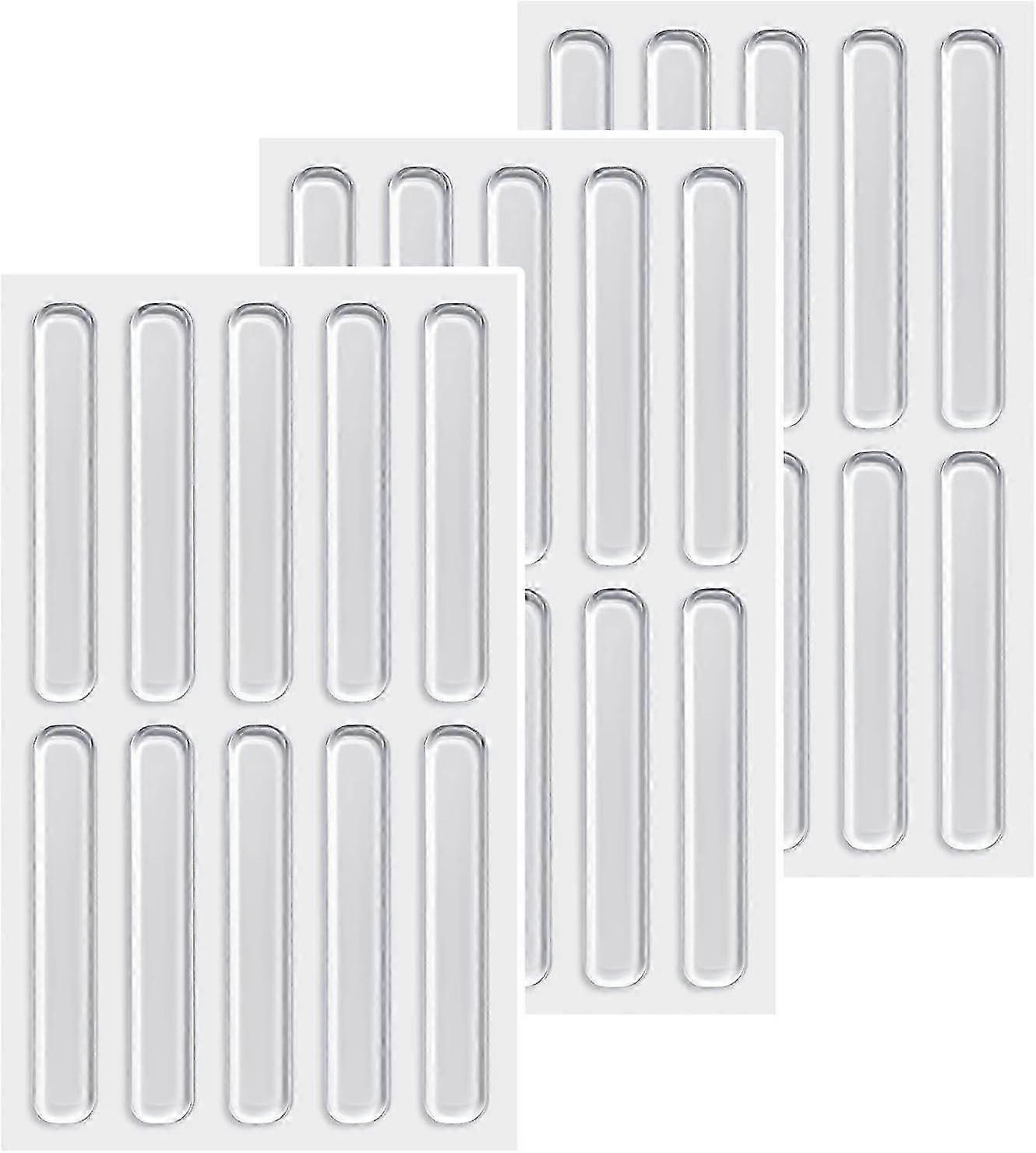 Transparent Protective Pads, 30PCS Rubber Bumper Mats 65*10*3mm