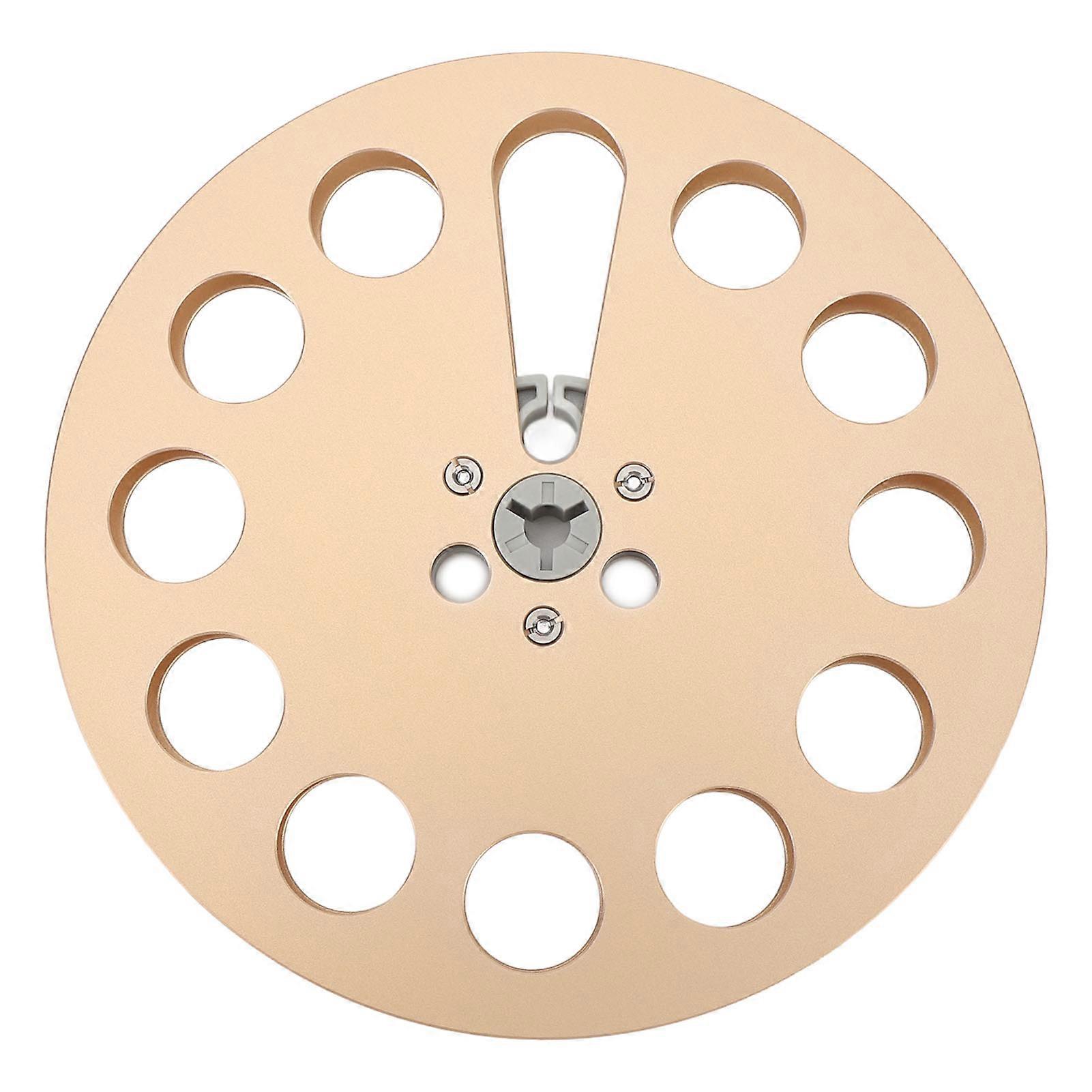 Gold 7" Aluminum Alloy Tape Reel for ReVox Studer - Universal 1/4" Open Reel Deck