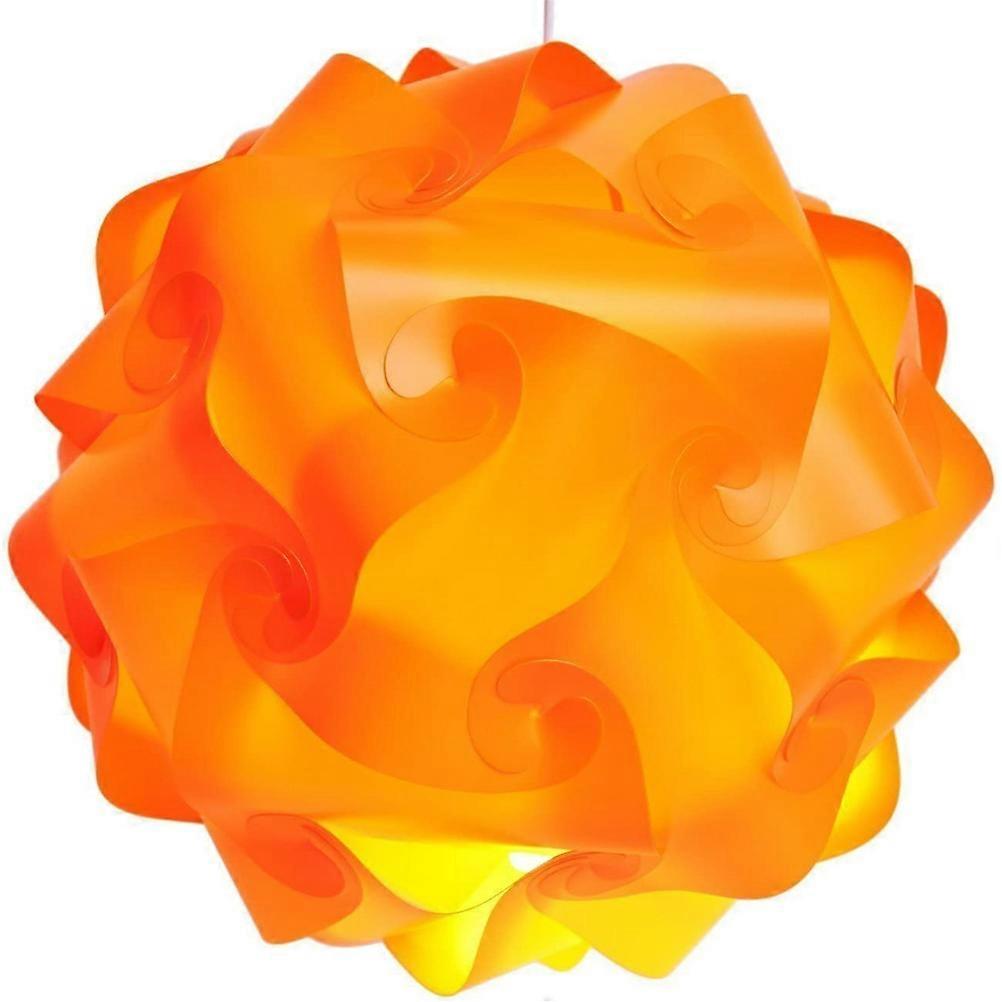 Creative Spherical Lampshade Orange Medium Size Modern Design Durable Material Easy Assembly Perfect for Home Bar