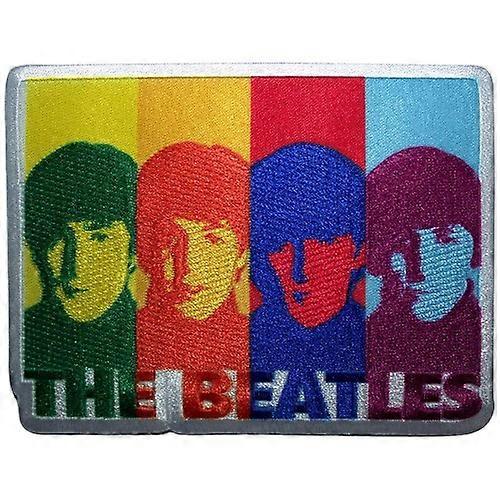 The Beatles Colour Headshot Iron On Patch