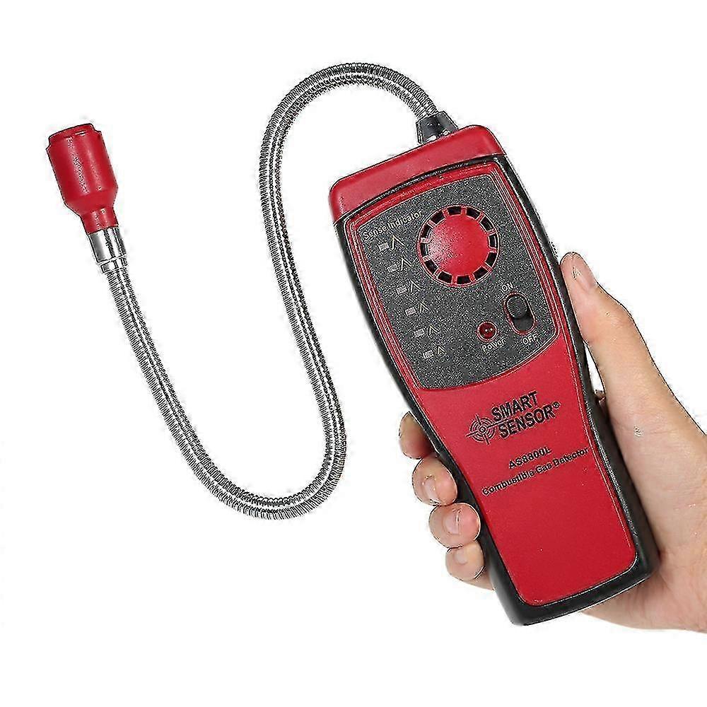 Portable Smart Sensor, Mini Combustible Gas Detector, With Sound And Light Alarm