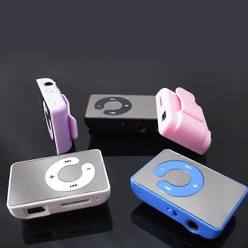 Black MP3 Clip Card Clip MP3 No Screen With Memory Mirror C Key