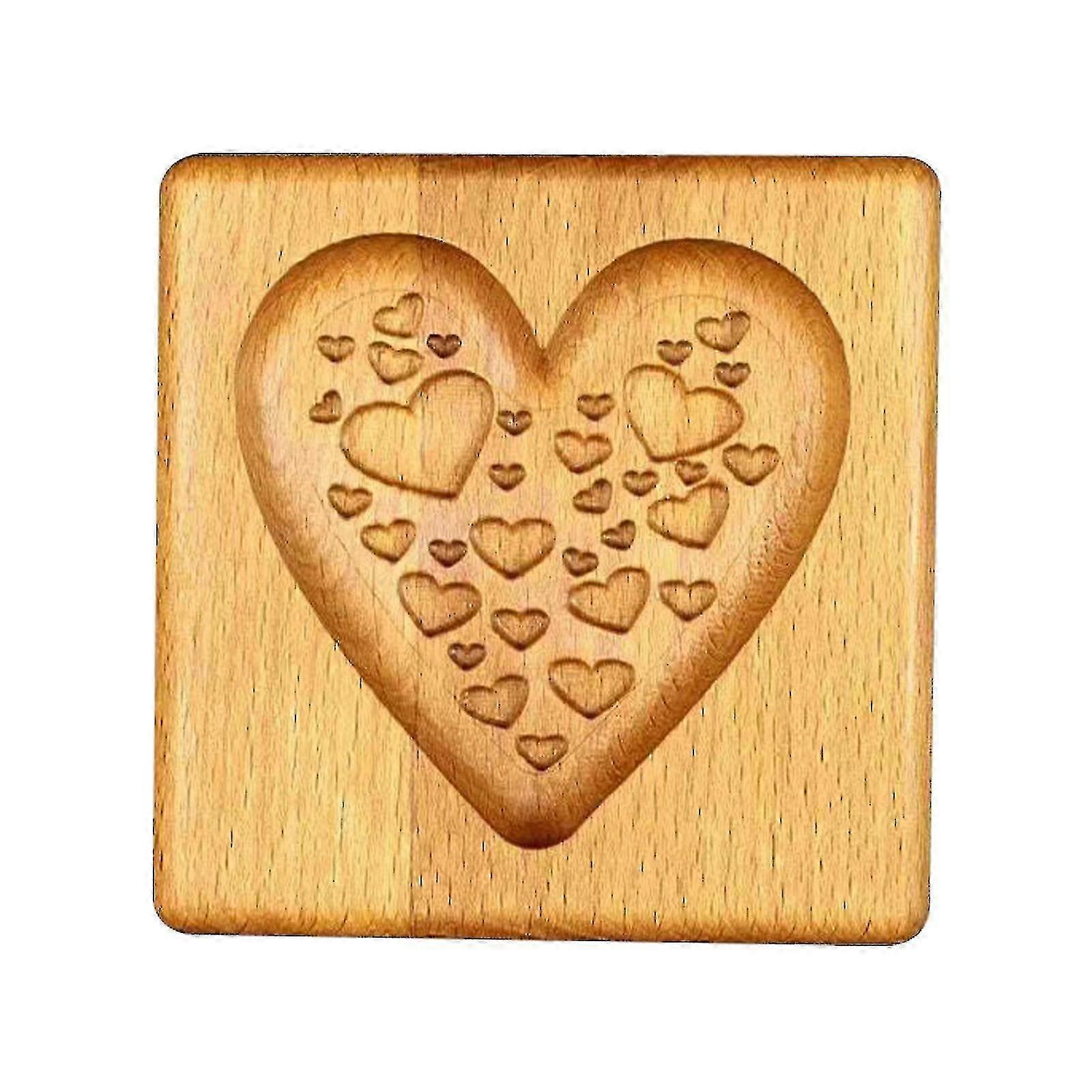 Pepparkaksform i trä - 20 st