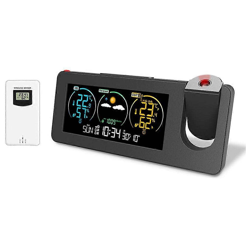 Electronic weather station thermometers for weather forecasting outdoors/indoors, temperature and humidity digital, robust and fine processing