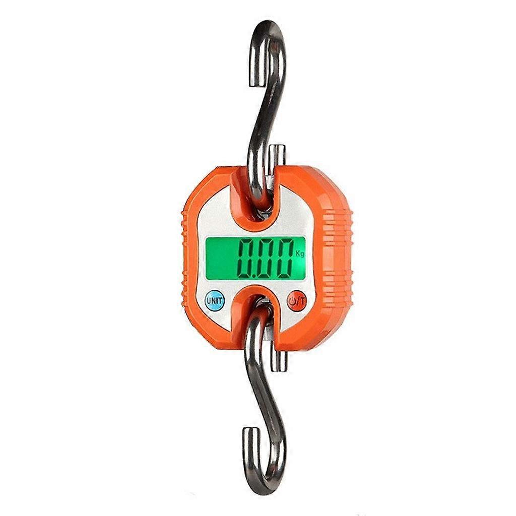 Electronic Platform Scale Portable Crane Scale Heavy-Duty Digital Hanging Scale Farm Fishing Hunting Luggage With Hooks