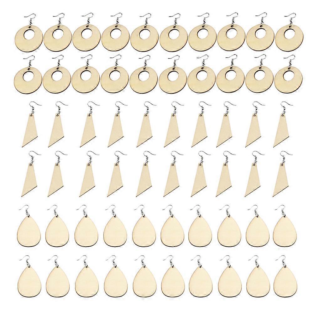 Creative Wooden Pendents, Smooth Edges for Easy