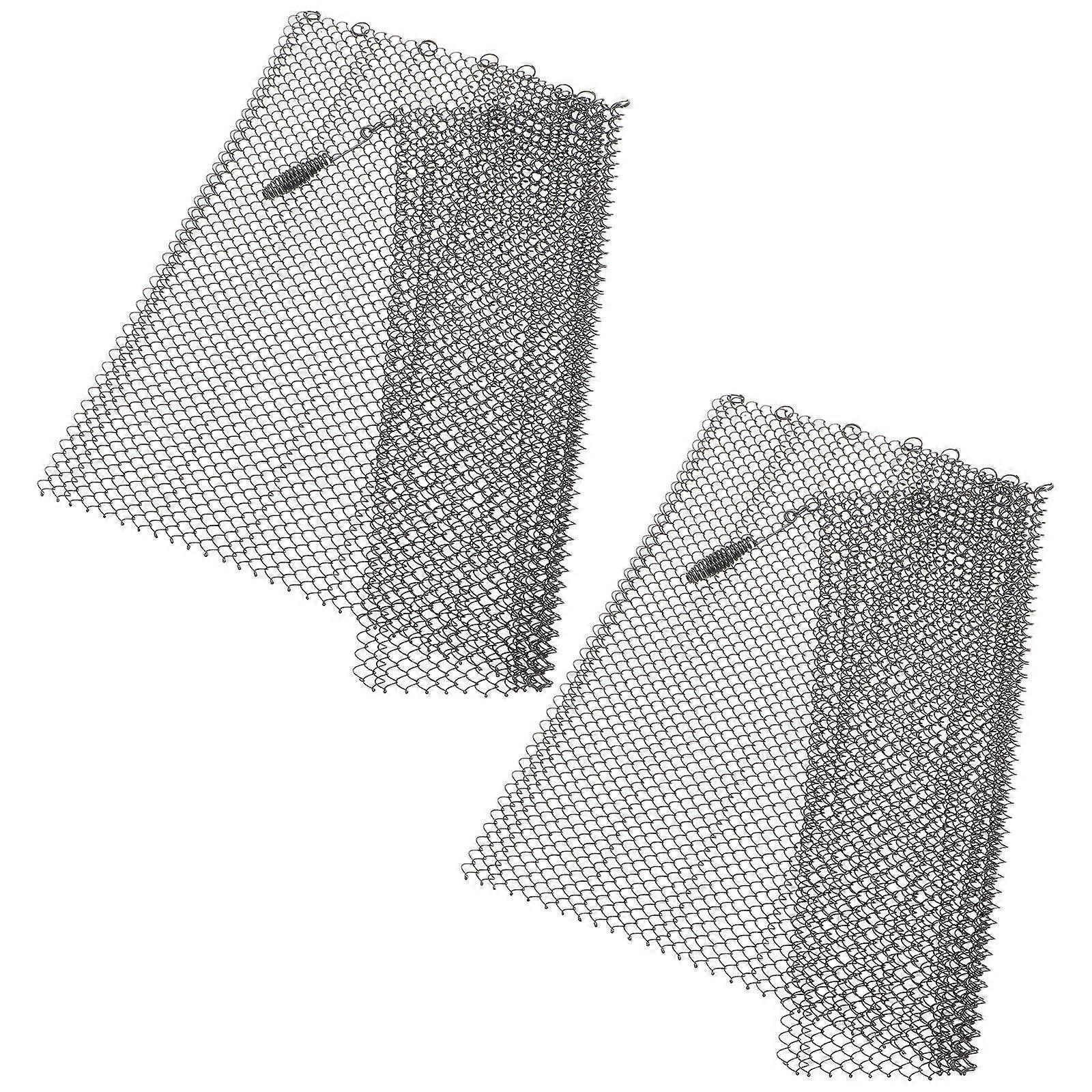 Fireplace Screen with Mesh Design, Prevents Sparks from Escaping, Build