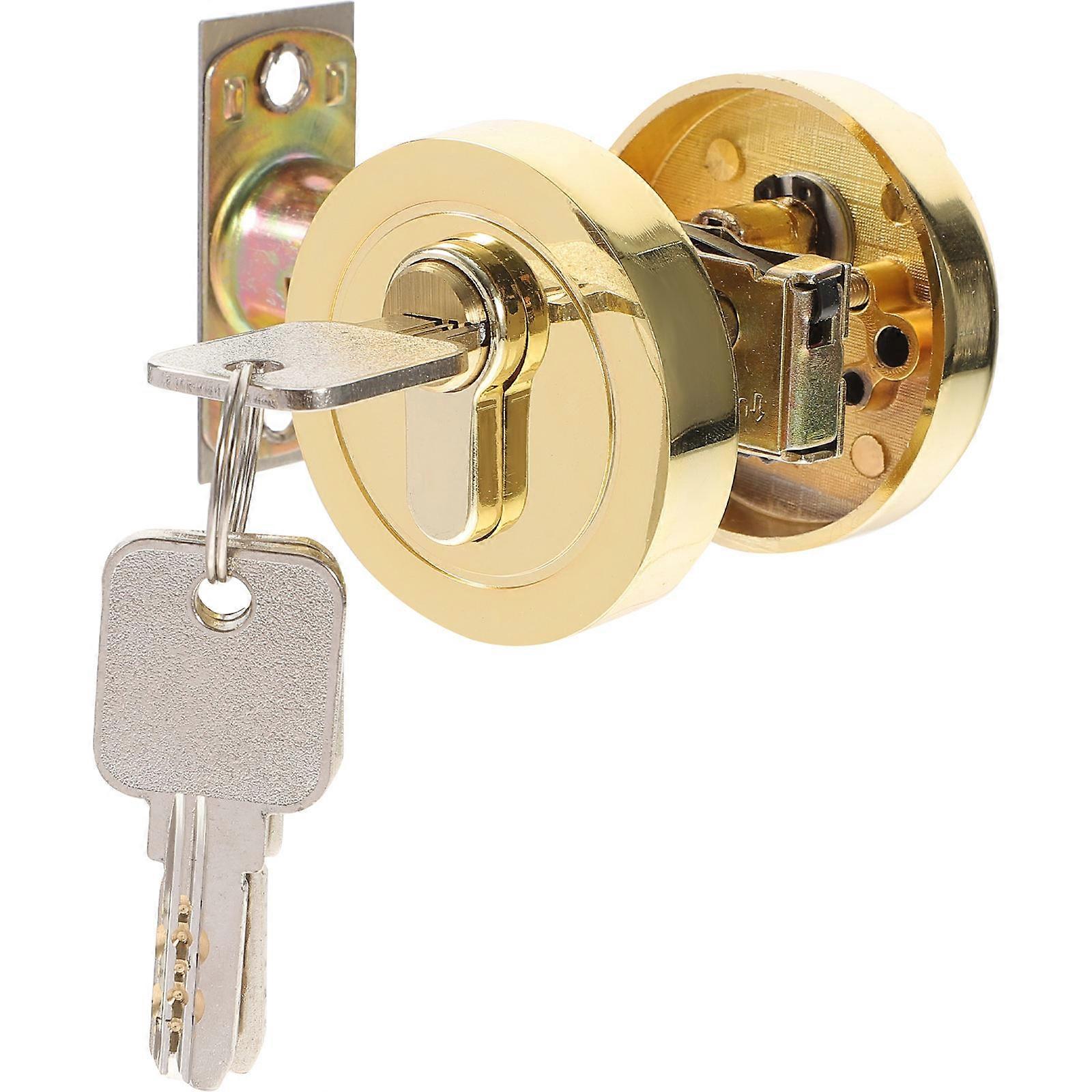 Single Deadbolt Lock, Robust Design with Excellent Key Control Function