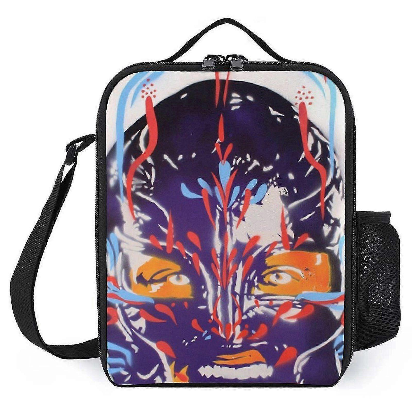 Insulated Lunch Boxes Suitable for Wrestling Fans, Lightweight Cooler Bag with Multiple Pockets for Adults and Kids, Perfect for School and 