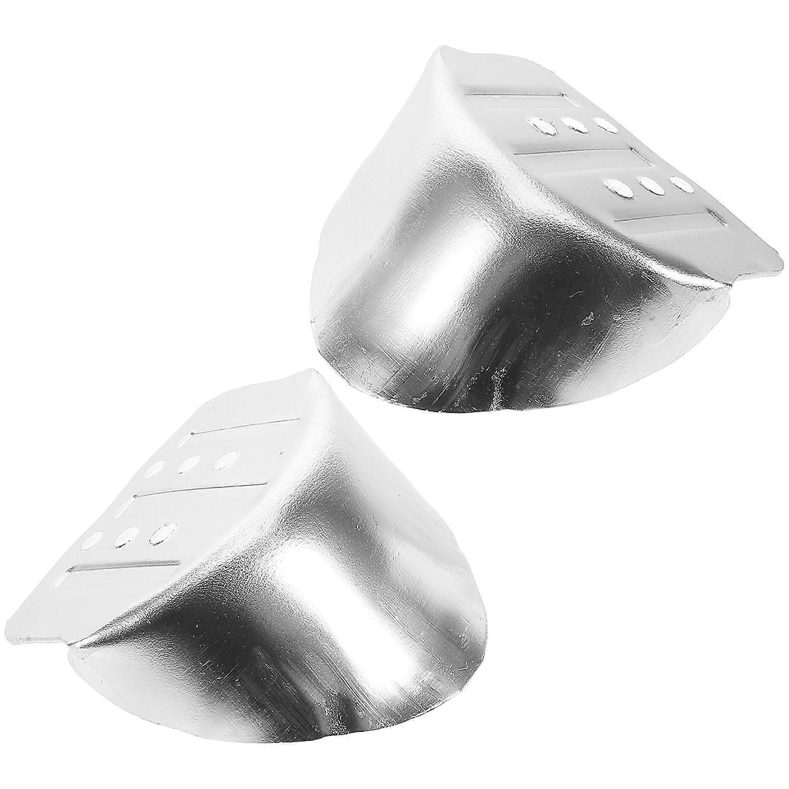 Stilt Replacement Heel Pads Kit with Metal Brackets and Rubber Cushion for Secure, Stable Support – Enhanced Safety and Comfort for Construction Use