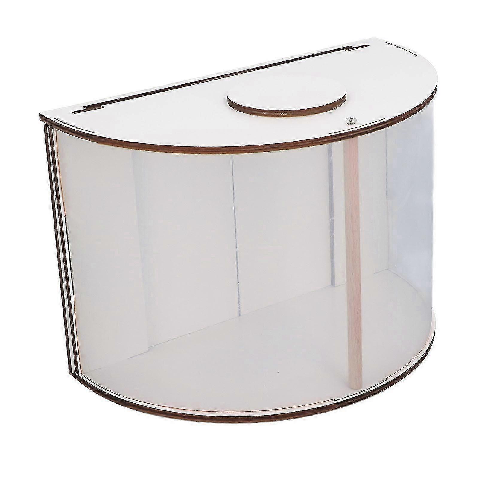 Window Bird Feeder 180 Clear View Indoor Window Wooden Transparent Bird House for Single Or Double Hung Windows