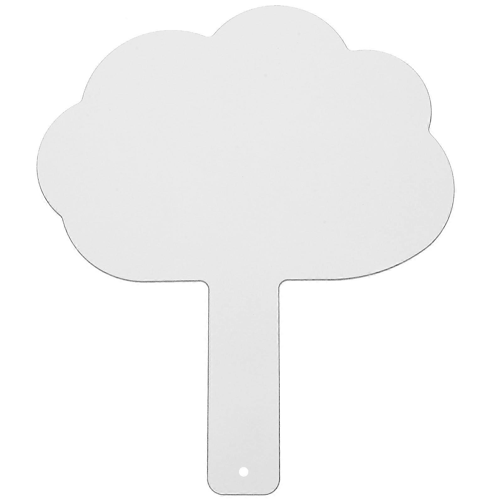 Repetitive Use Dry Erase Answer Paddle Handheld White Board For Students And Teachers 28.50X24.00X0.30cm 1Set