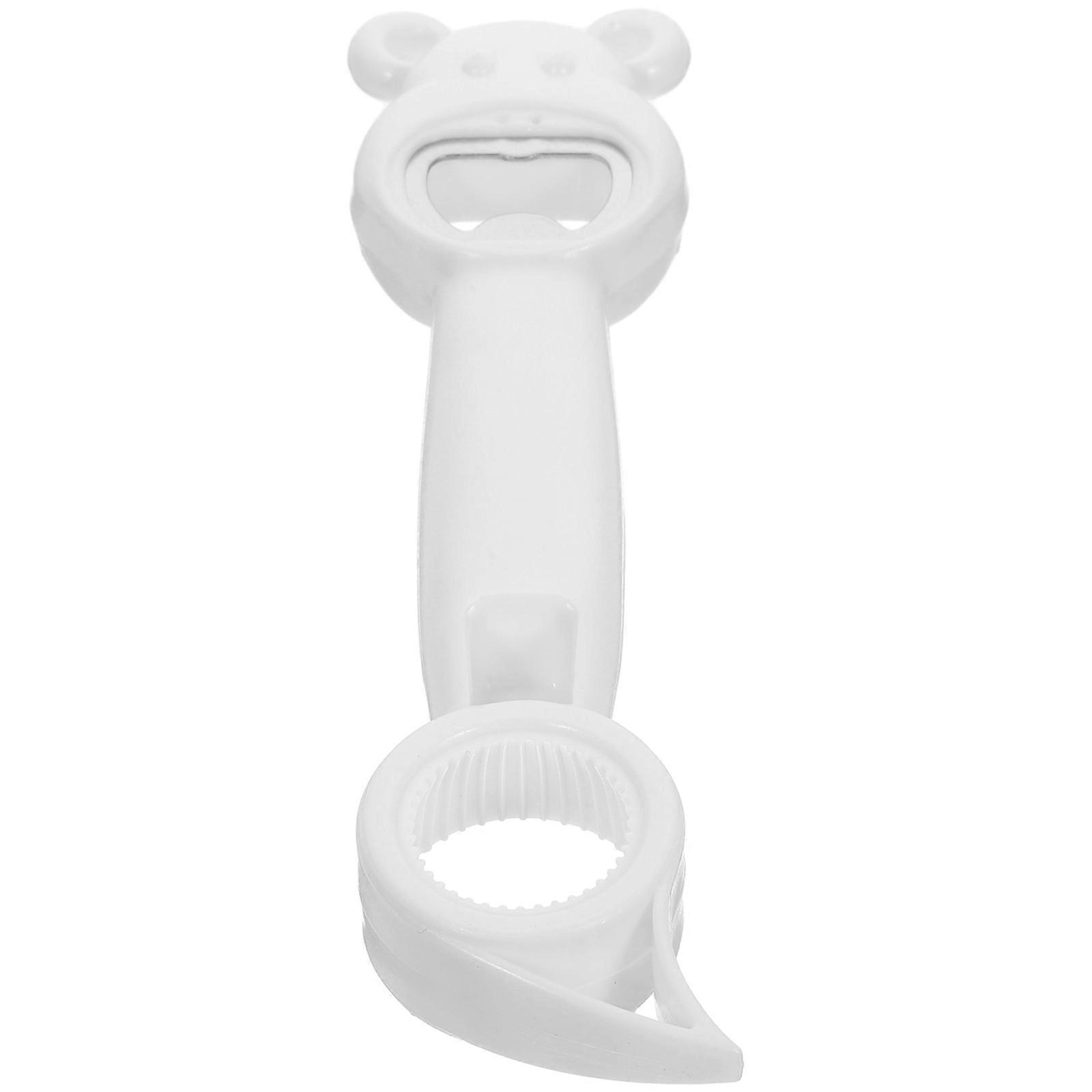 Multi-Function Cap Opener Multi-Functional Tool Kitchen Bear Shape Jar Opener 1Pcs