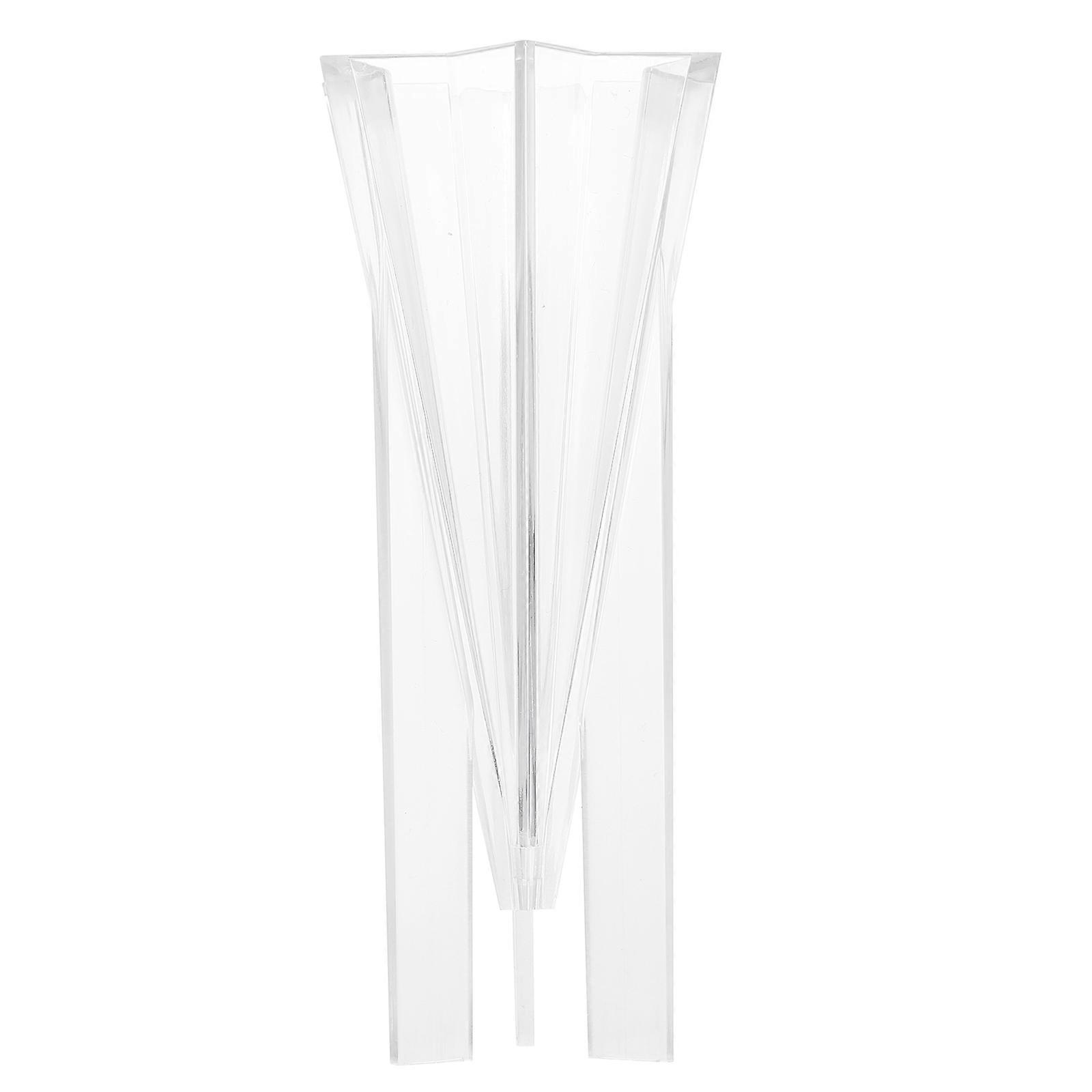 Transparent Reusable Plastic Casting Mold for DIY Candles and Crafts 1pc