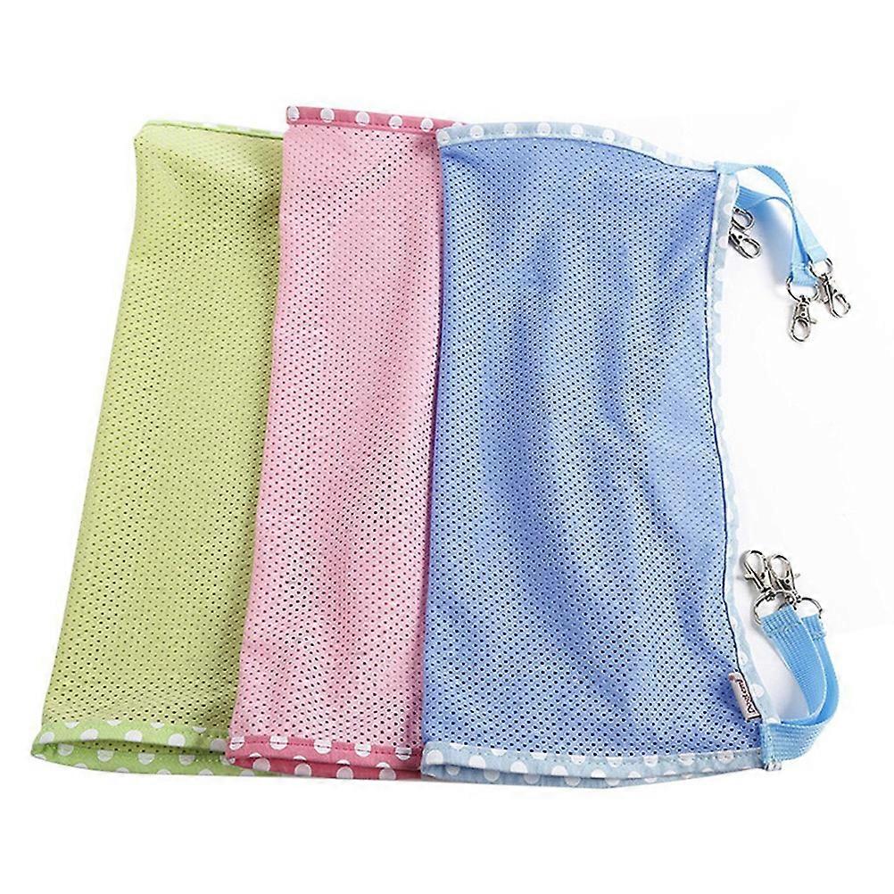 Pet Hammock For Cage Resting Indoor Living Mesh Green 53 * 38cm 1Pcs