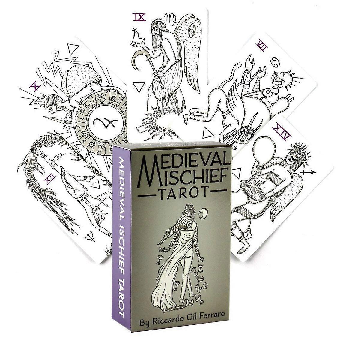 Medieval Tarot Deck: 78 Cards Divination Set - Tarot Reading