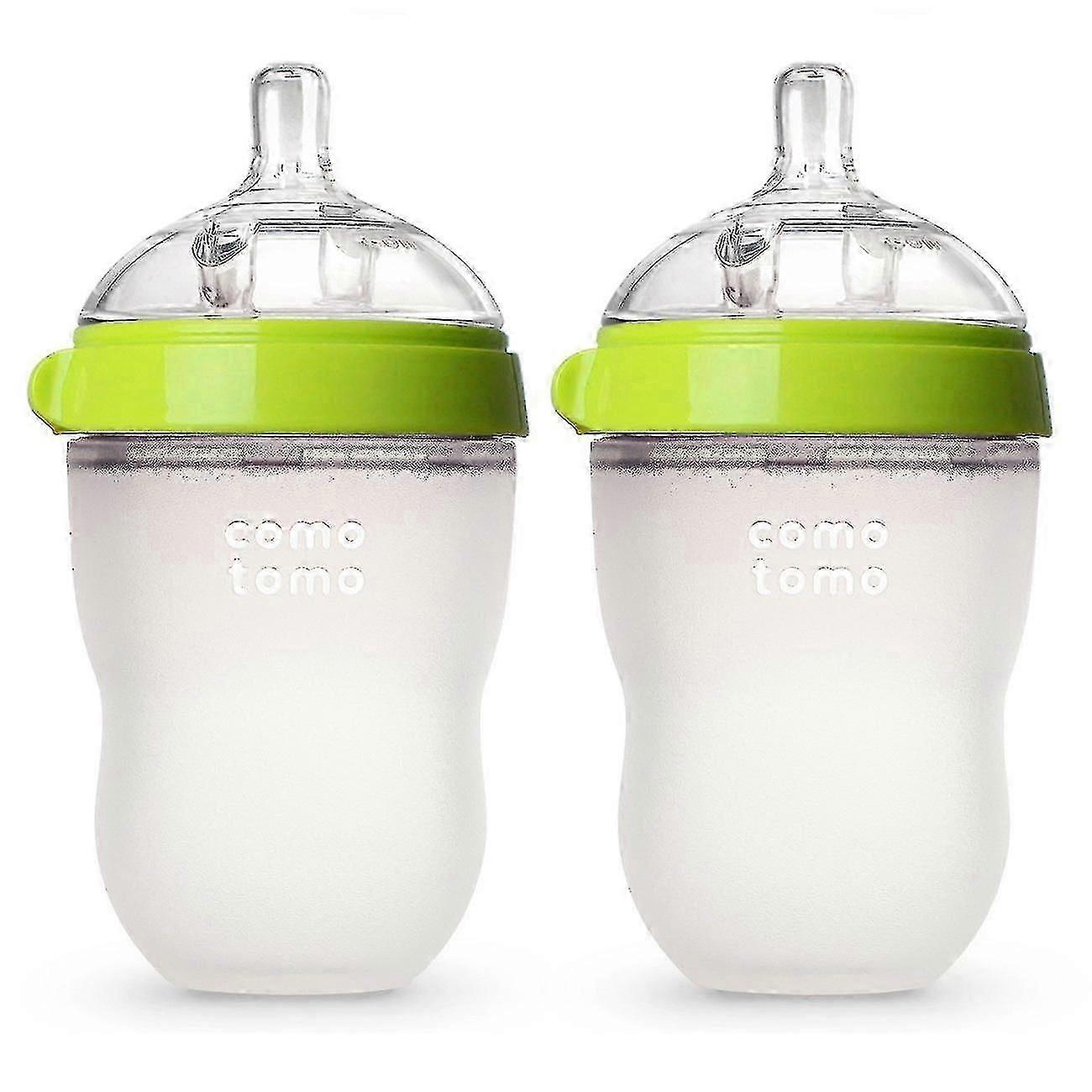 Baby Bottle, Green, (2 Count)