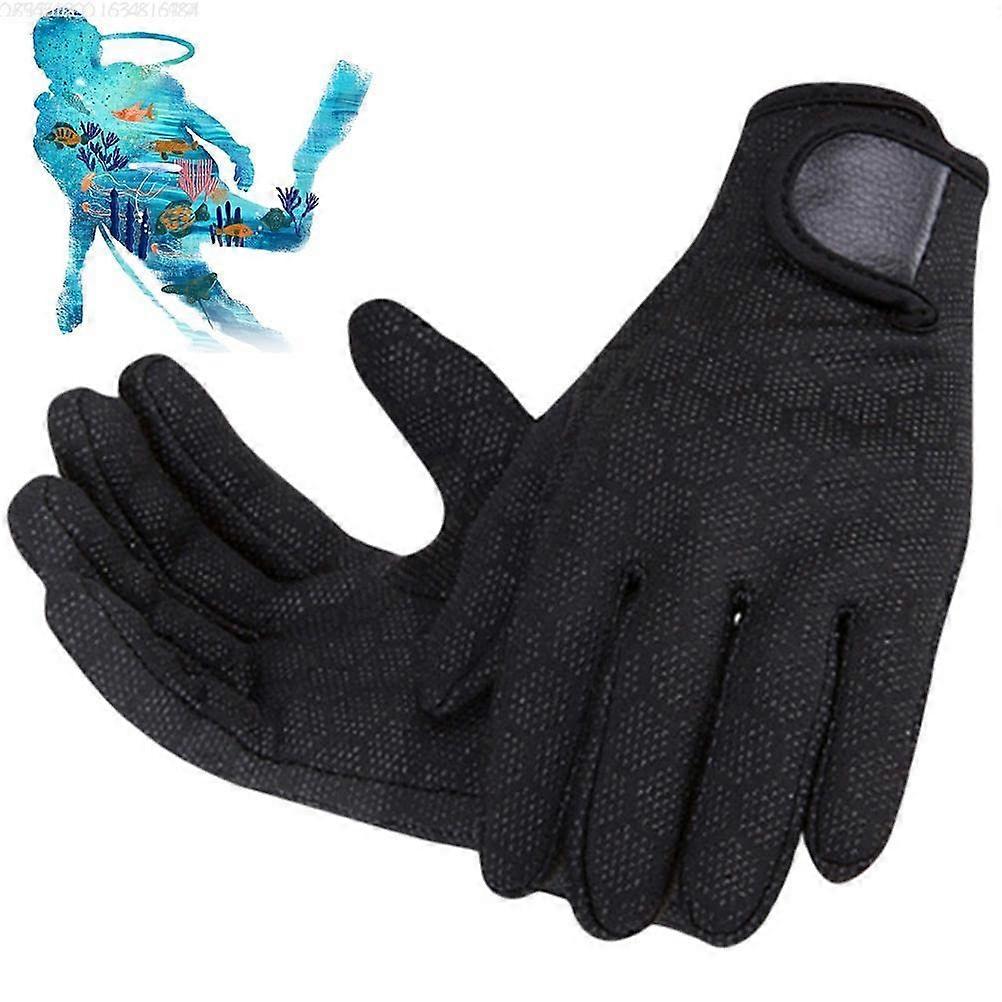 2mm Neoprene Diving Gloves for Sailing, Swimming, Snorkelling, Surfing, Kayaking, Rafting, Spearfishing (Size L)