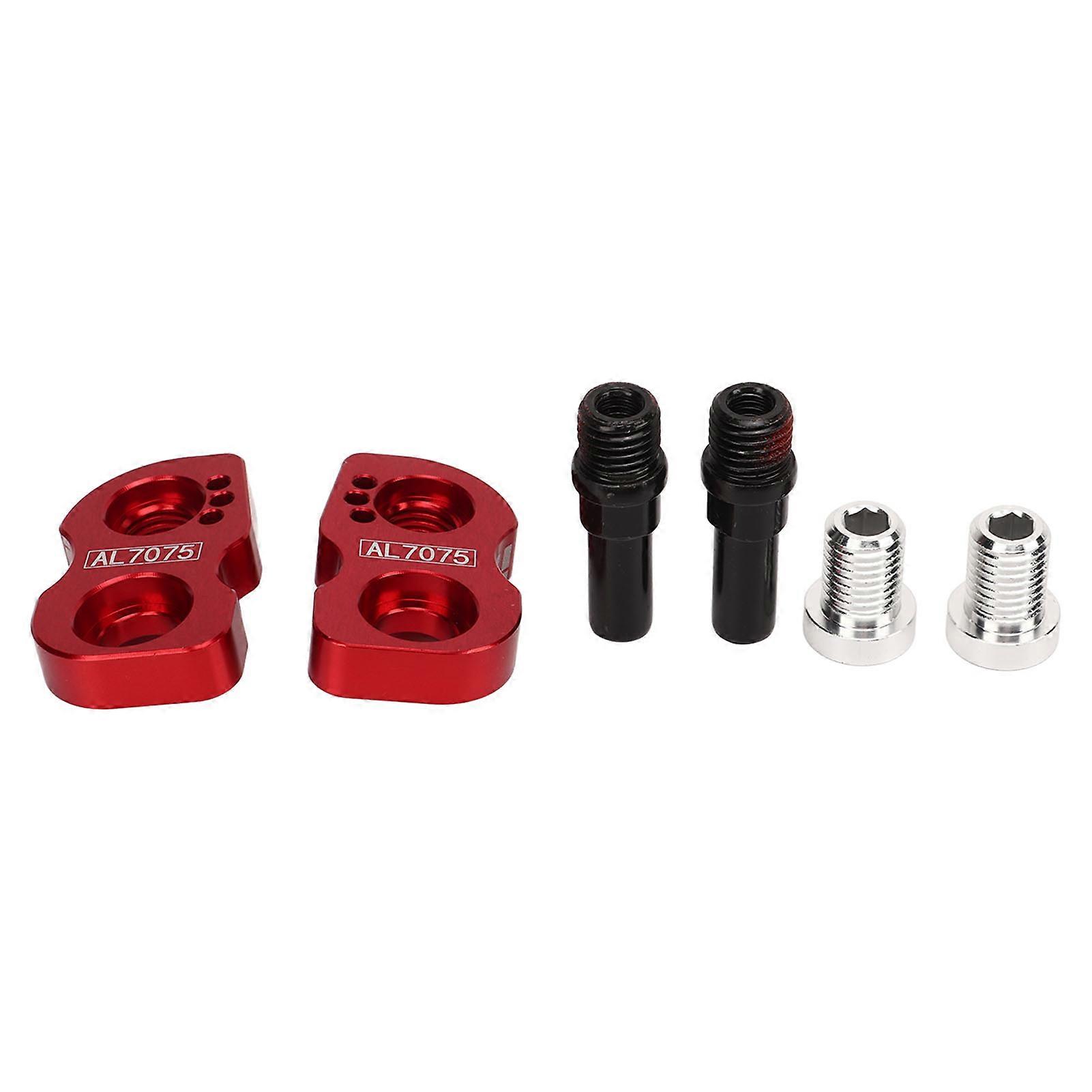 1 paire de selles de conversion pour vélo pliant avec frein en V (14 à 16, 16 à 18, 406 à 451) et roues rouges