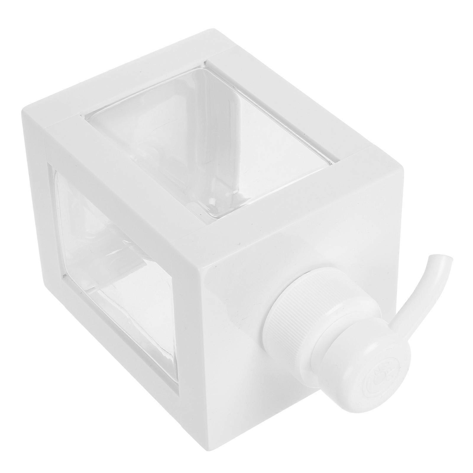 Bathroom Soap Dispenser Empty Plastic Pump Bottles For Shared Spaces Users White 500ml Liquid Dispensing 1Set