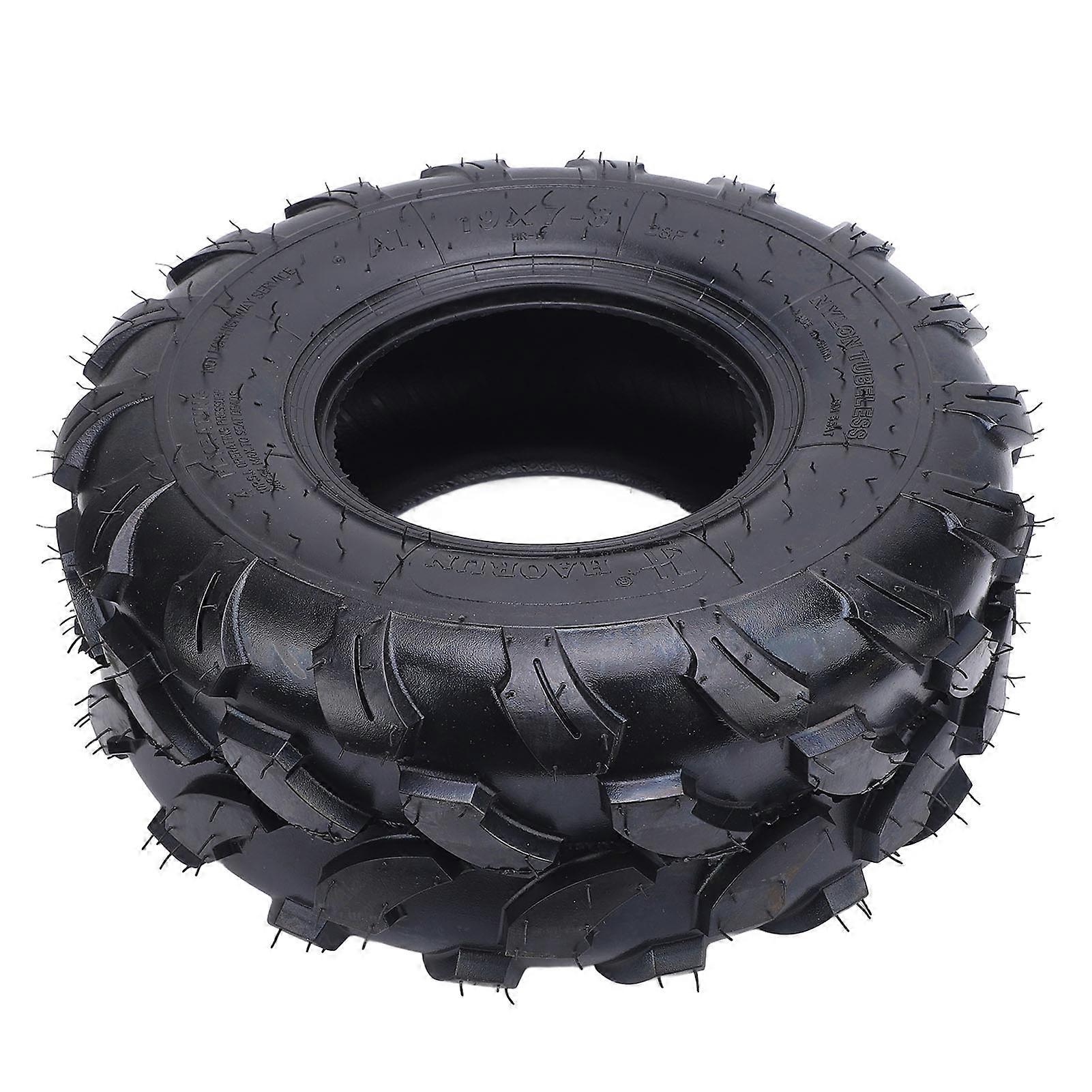 19x7-8 19x7x8 Wheel Tire Rubber Anti Slip Enhanced Traction All Terrain Tyre for Quad Off Road Go Kart Golf Cart