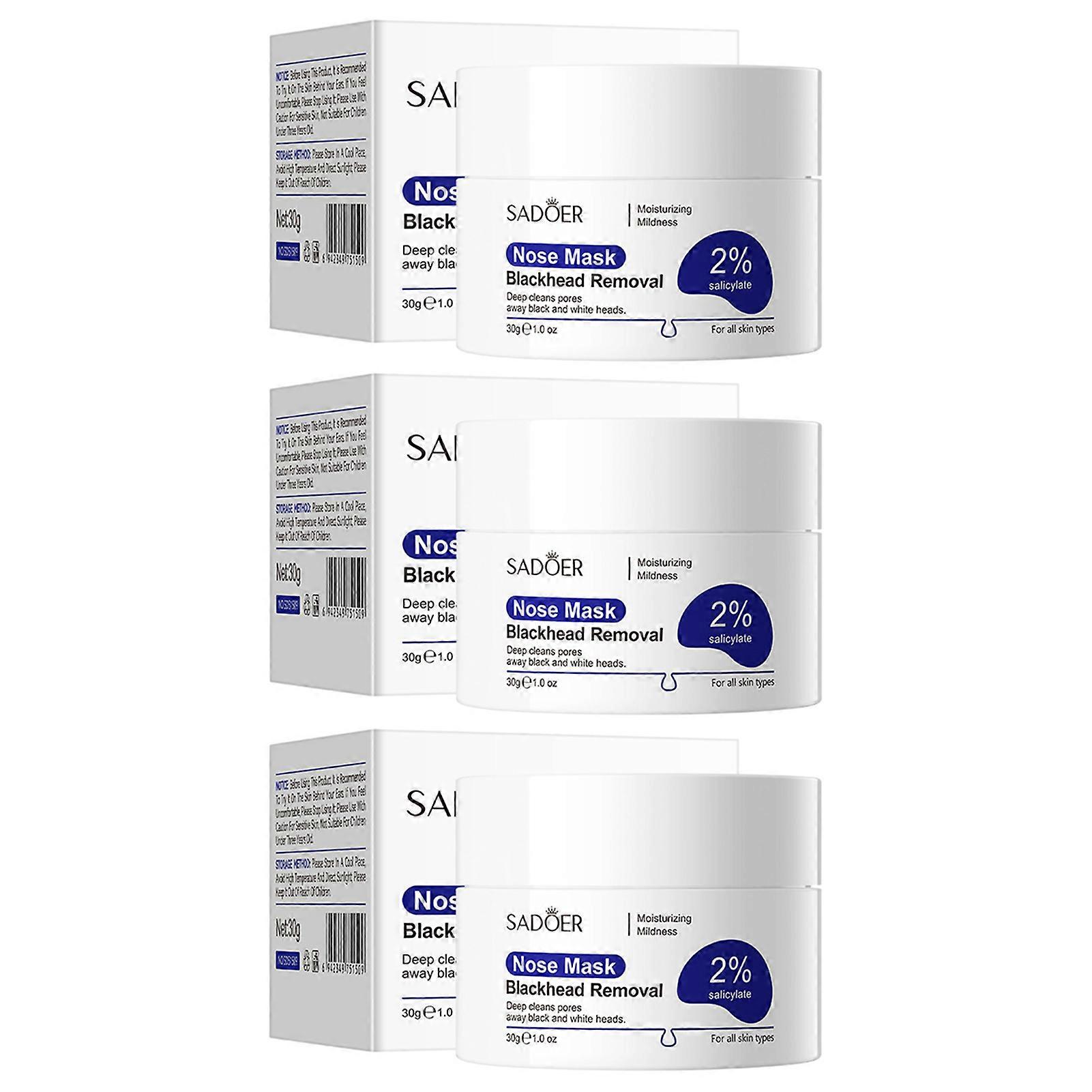2% Salicylic Acid Blackhead Remover Mask, Deep Pore Cleansing Cream for Men & Women, Daily Use for Clear Skin