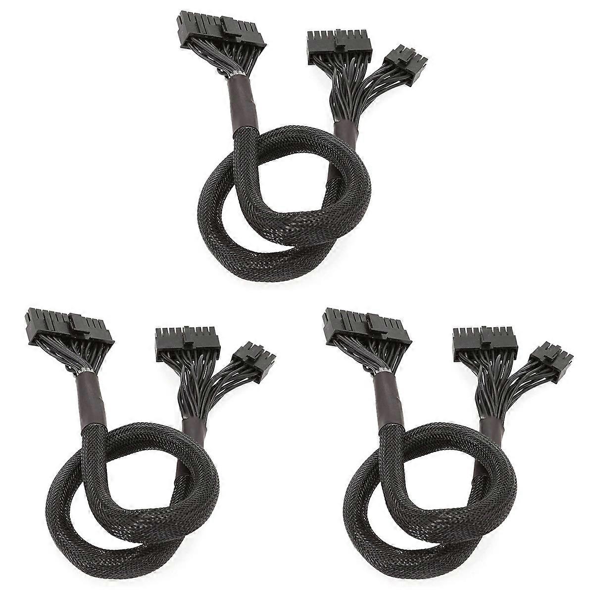 3X 10+18-Pin to 24-Pin Modular Power Cable for RM550X RM650X RM750X RM850X RM850X RM1000X