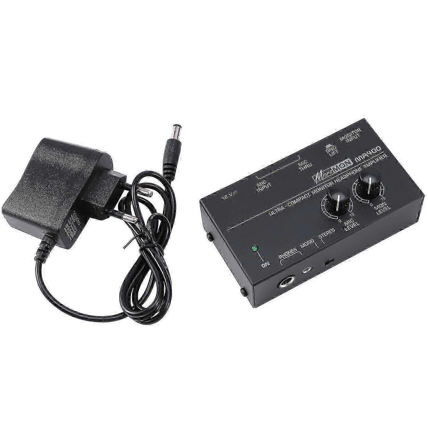 Ma400 Kopfhörer Vorverstärker Mikrofon Vorverstärker Kopfhörer Vorverstärker Personal Monitor Mixer,