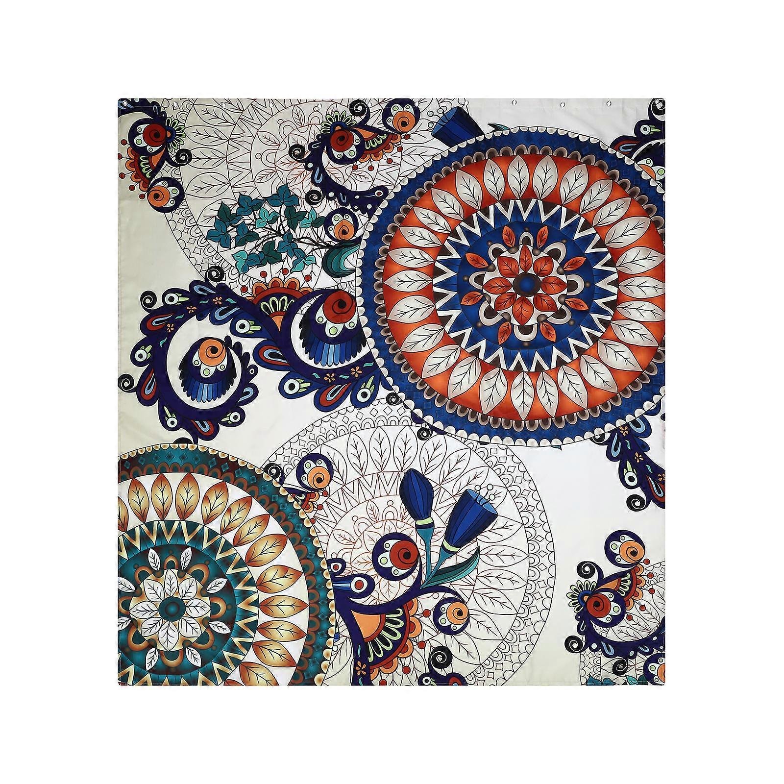 장식 샤워 커튼 방수 목욕 커튼 가정 사용 욕실 설치 커피 180x150cm 개인 정보 보호 1Pcs