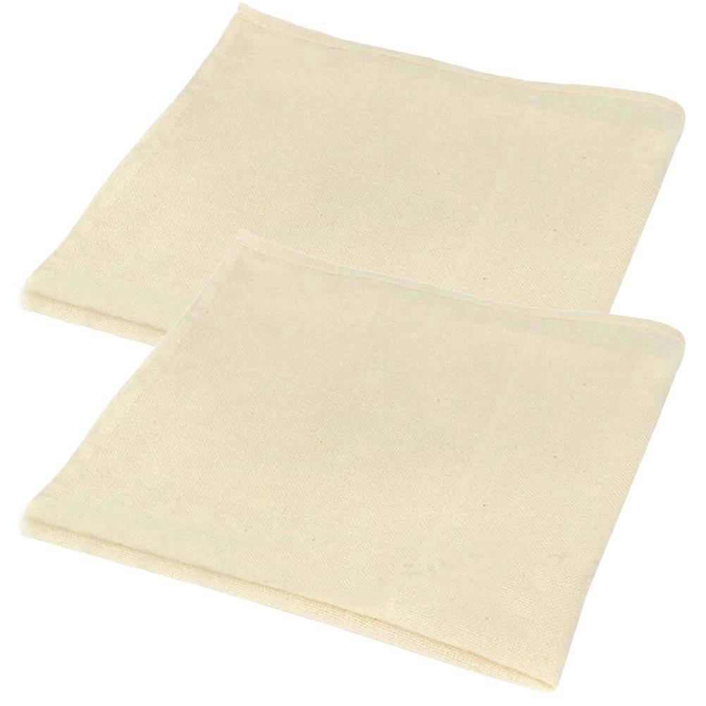 Cheese Cloth Strainer Reusable Cheesecloth Multi-Function Filter Cloths Kitchen Yogurt Cloths for Home 60x60cm Beige 2Set