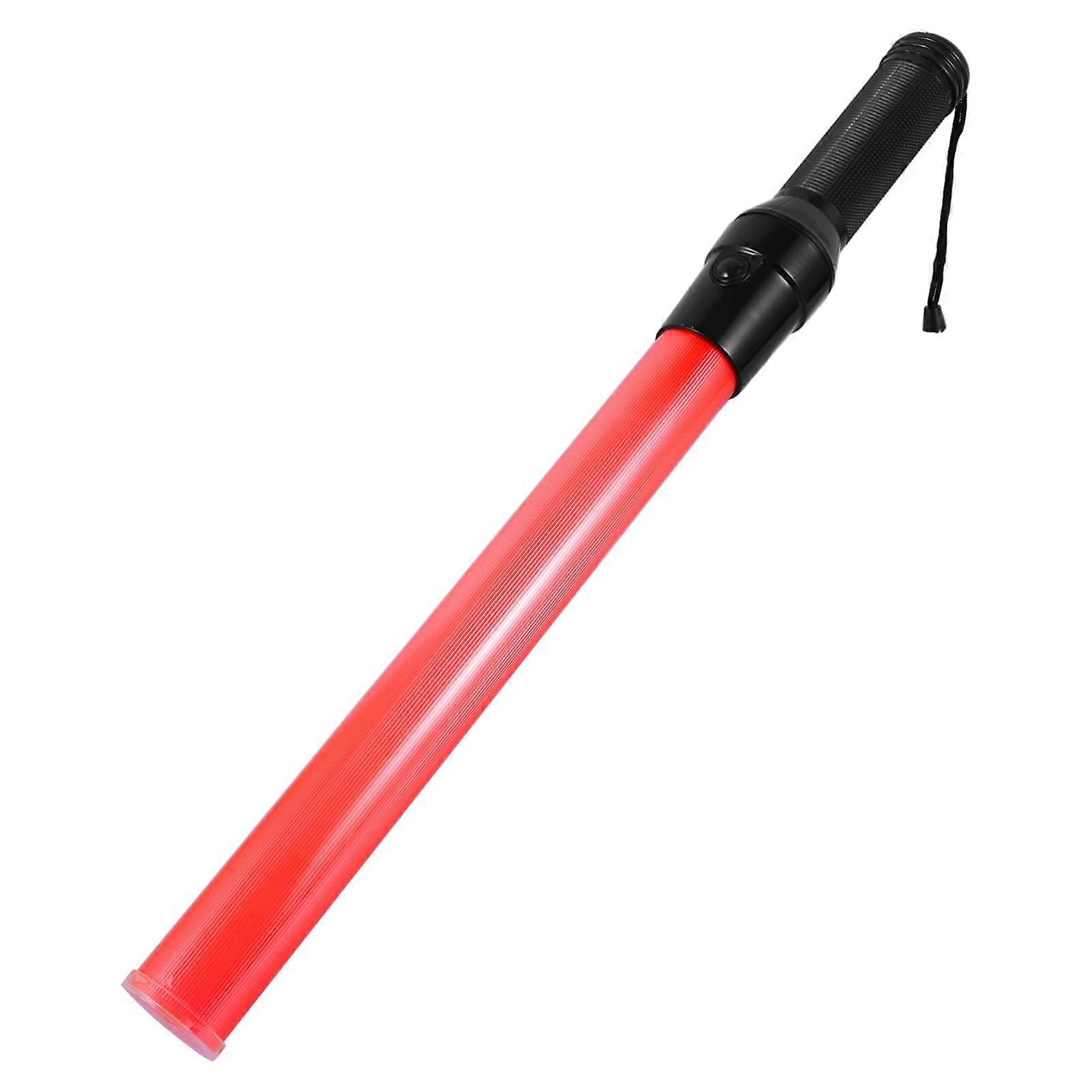 2 pieces LED firefighter signal stick Luminous cheering stick for events in the dark Stable Handy for fans Security forces