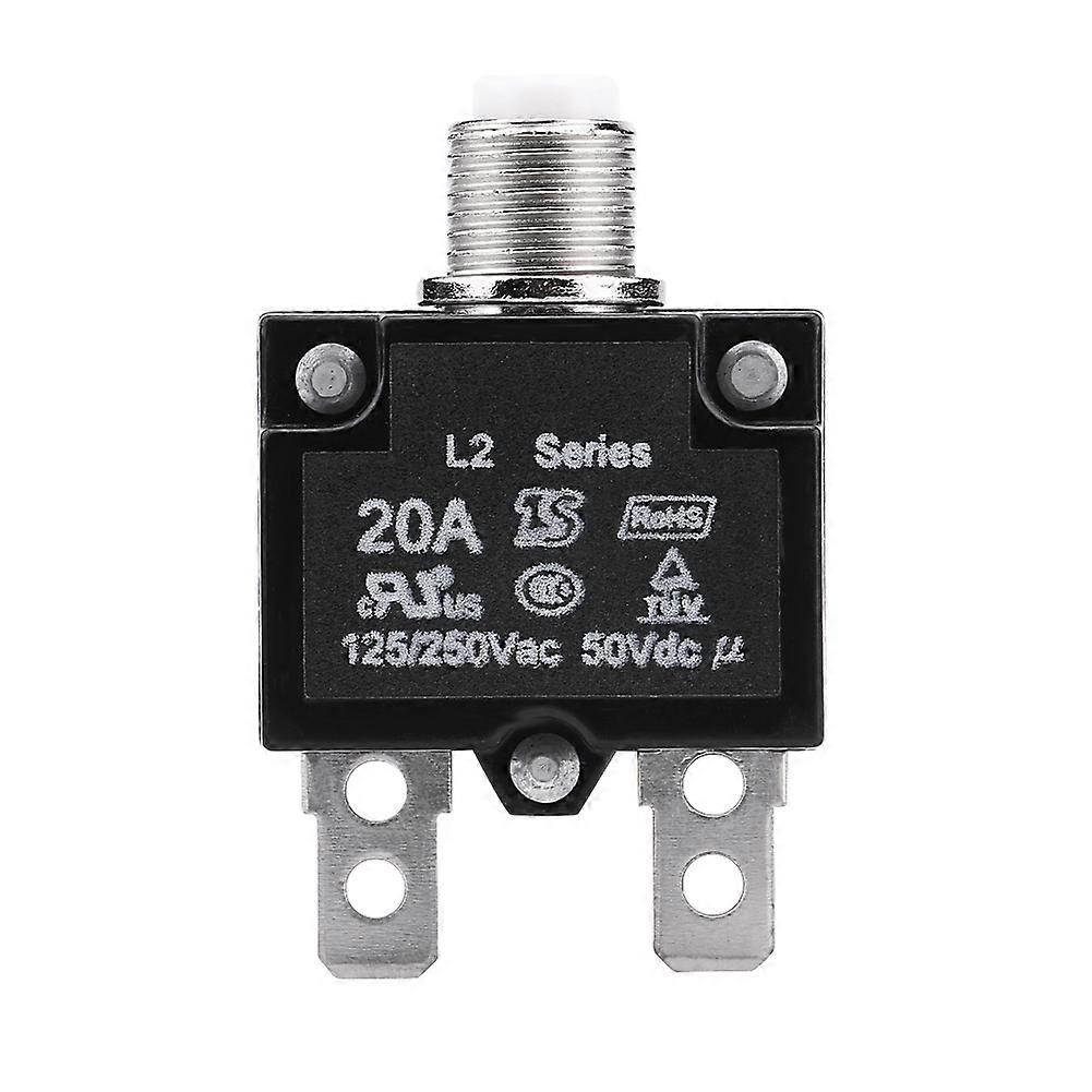 20A 125/250V Resettable Thermal Fuse, Overcurrent Protection for Generator