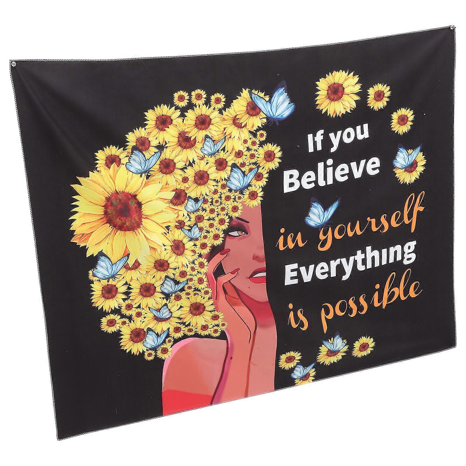 Retro Tapestry Bohemian Multi 95X73X0.1CM Polyester Wall Decoration 1Pack