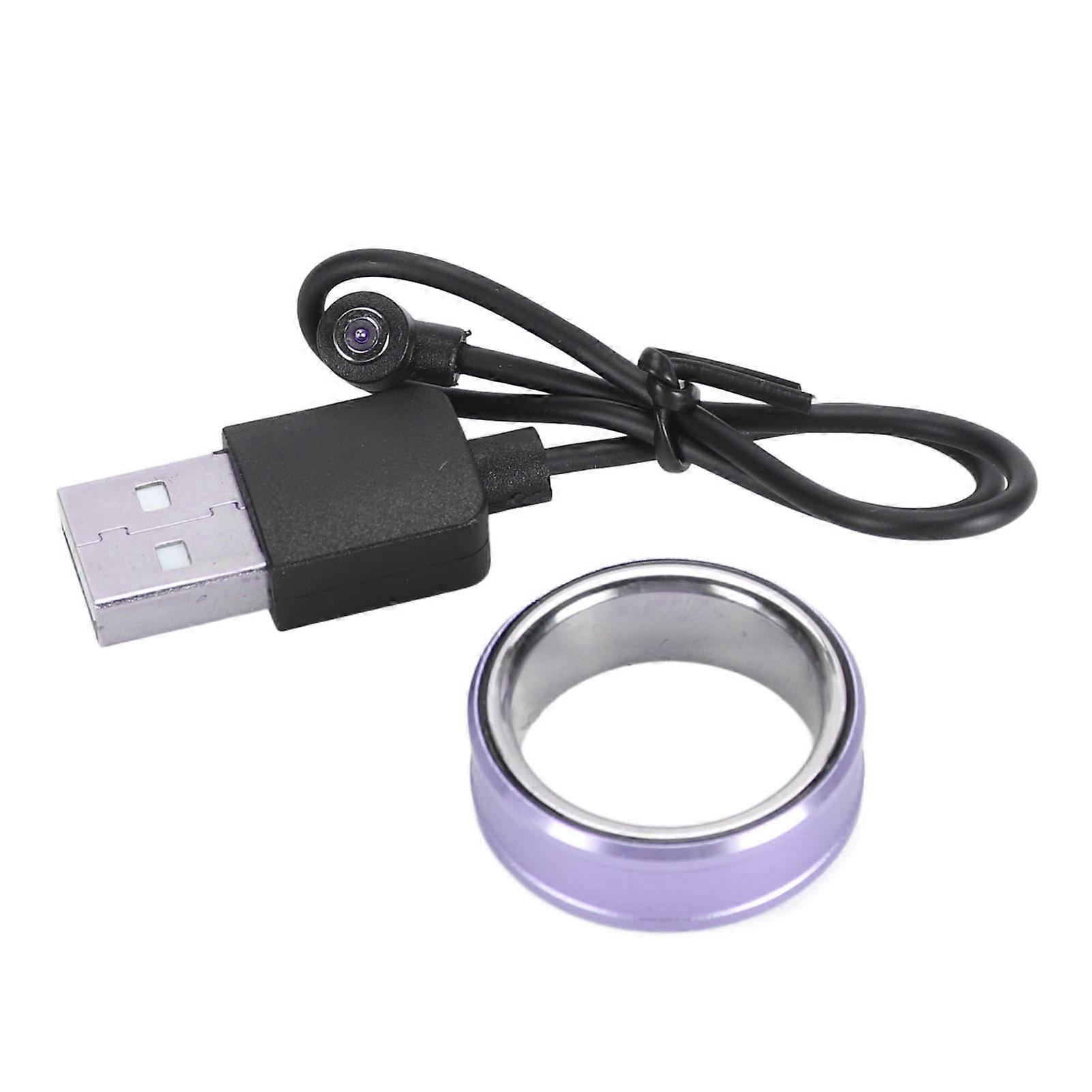 Smart Ring with BT 5.1 Health Tracker, Sleep Monitoring, Body Temperature, Step Counter, IP68