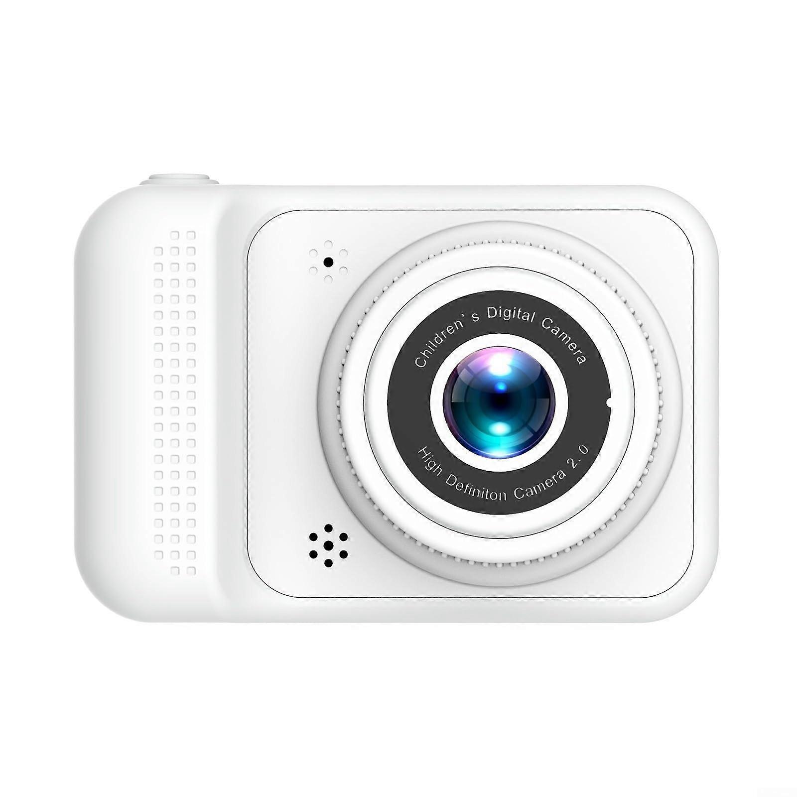 Kidfriendly Miniature Camera with IPS Screen, Creates Lasting Memories Through Images (White)