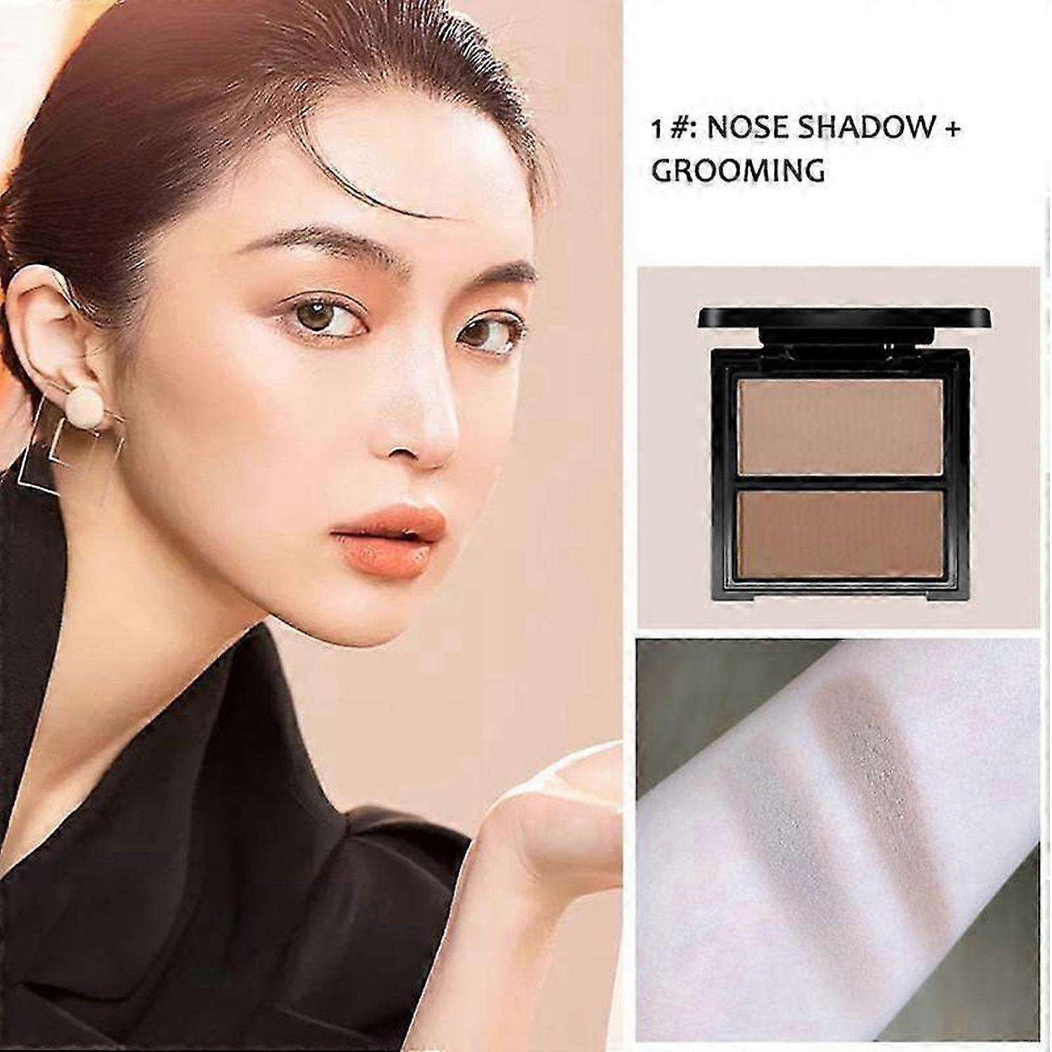 4 Color Matte Contour Sticker Shimmer Powder Highlighters Bronzers Nose