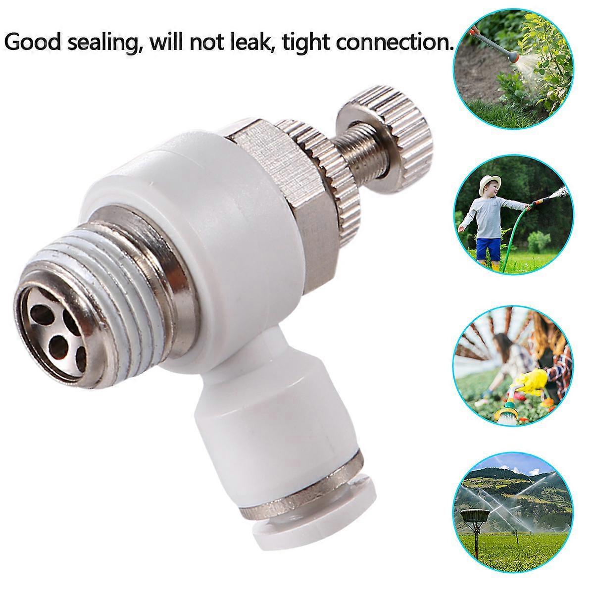Air Connector Ball Asl6-02 For Pneumatic System Maintenance Round Shape Copper Material Flow Control 4Pcs