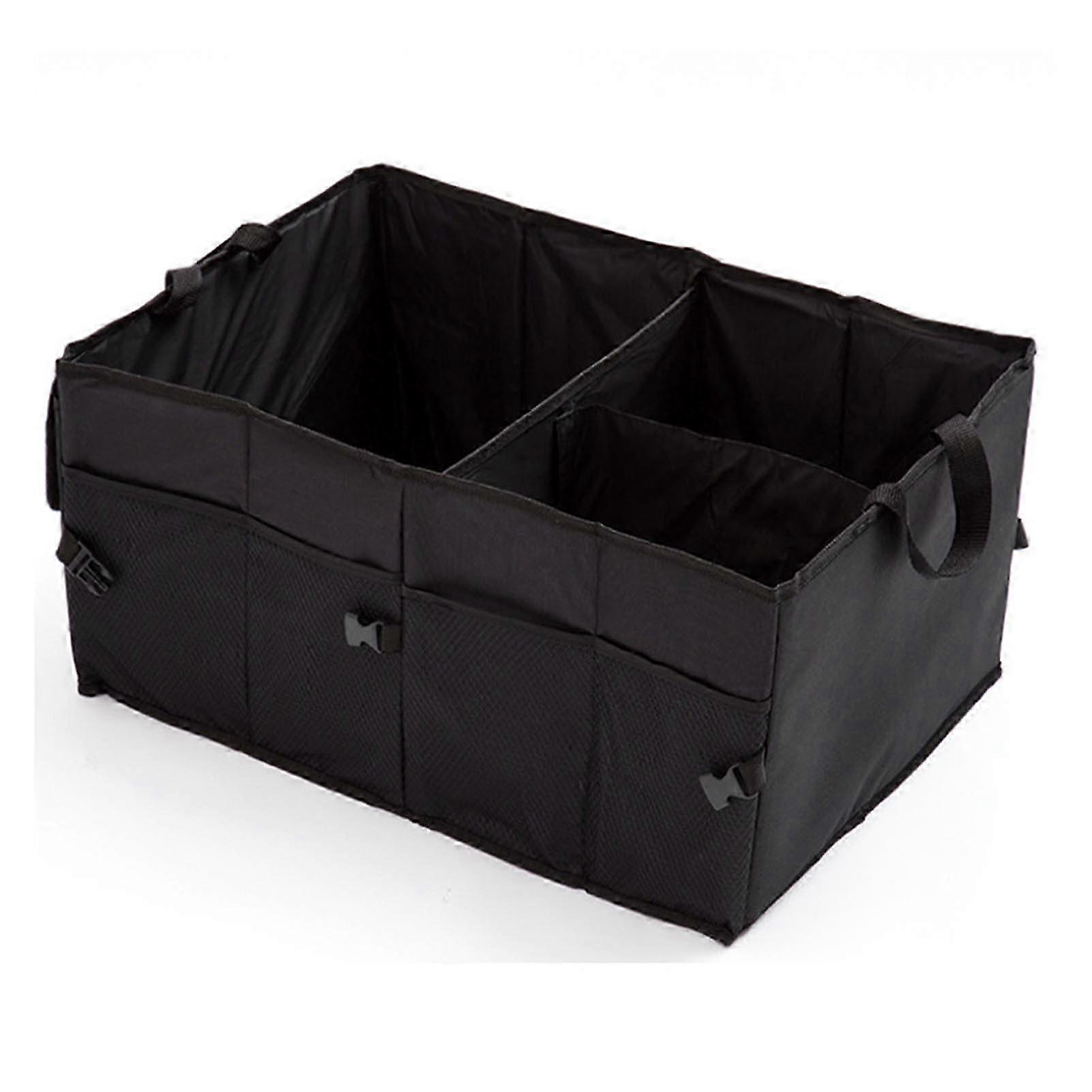 Large Capacity Waterproof Foldable Car Trunk Organizer with Multiple Pockets for Easy Access