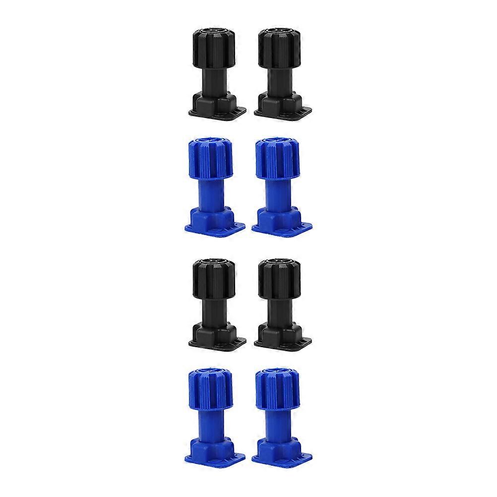 Adjustable Cabinet Feet Heavy Duty Furniture Leveling Leg 10x5.8cm Black 8Pack