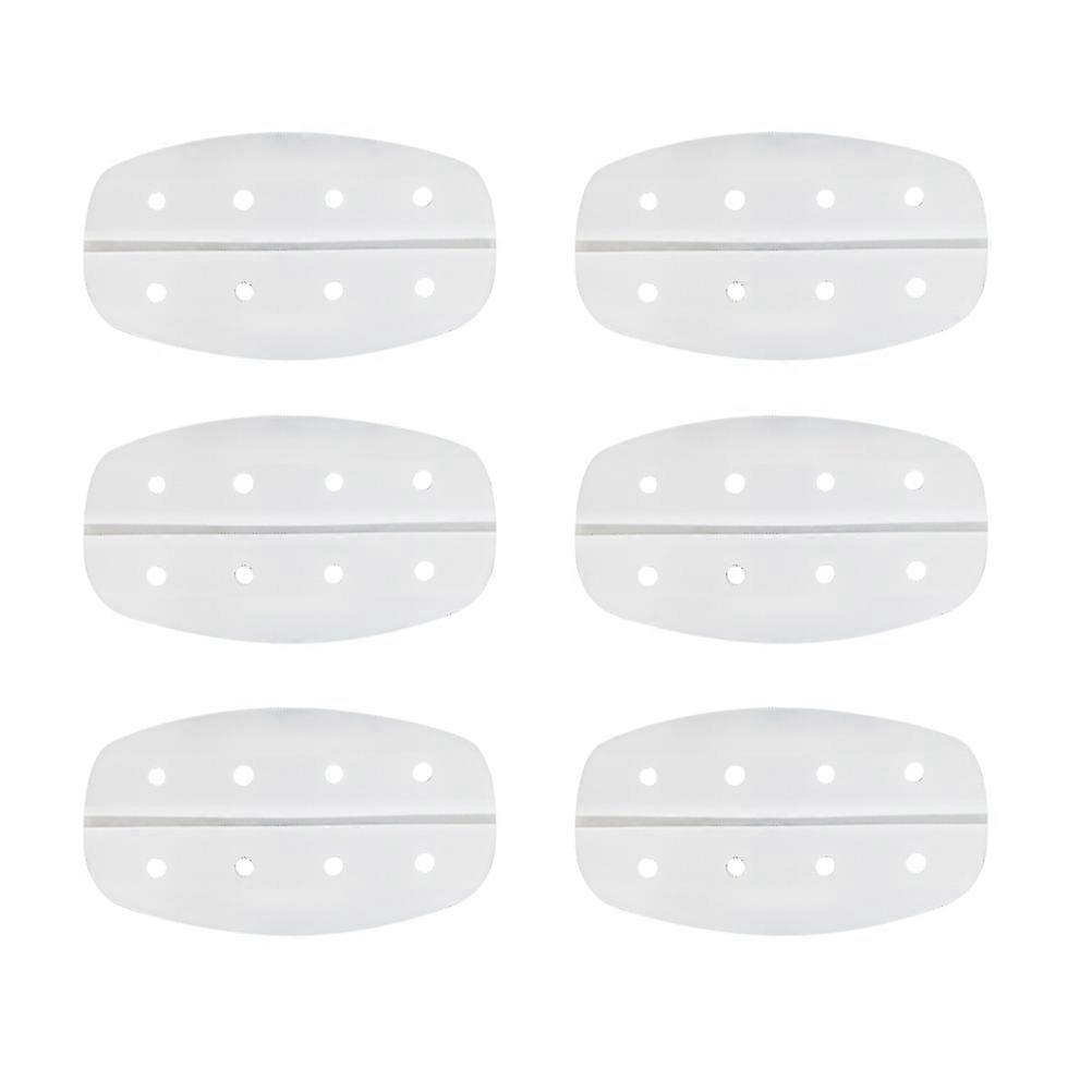 Shoulder Pads For Straps Underwear Shoulder Pads Non-Slip Breathable White 9x5cm 6Pcs