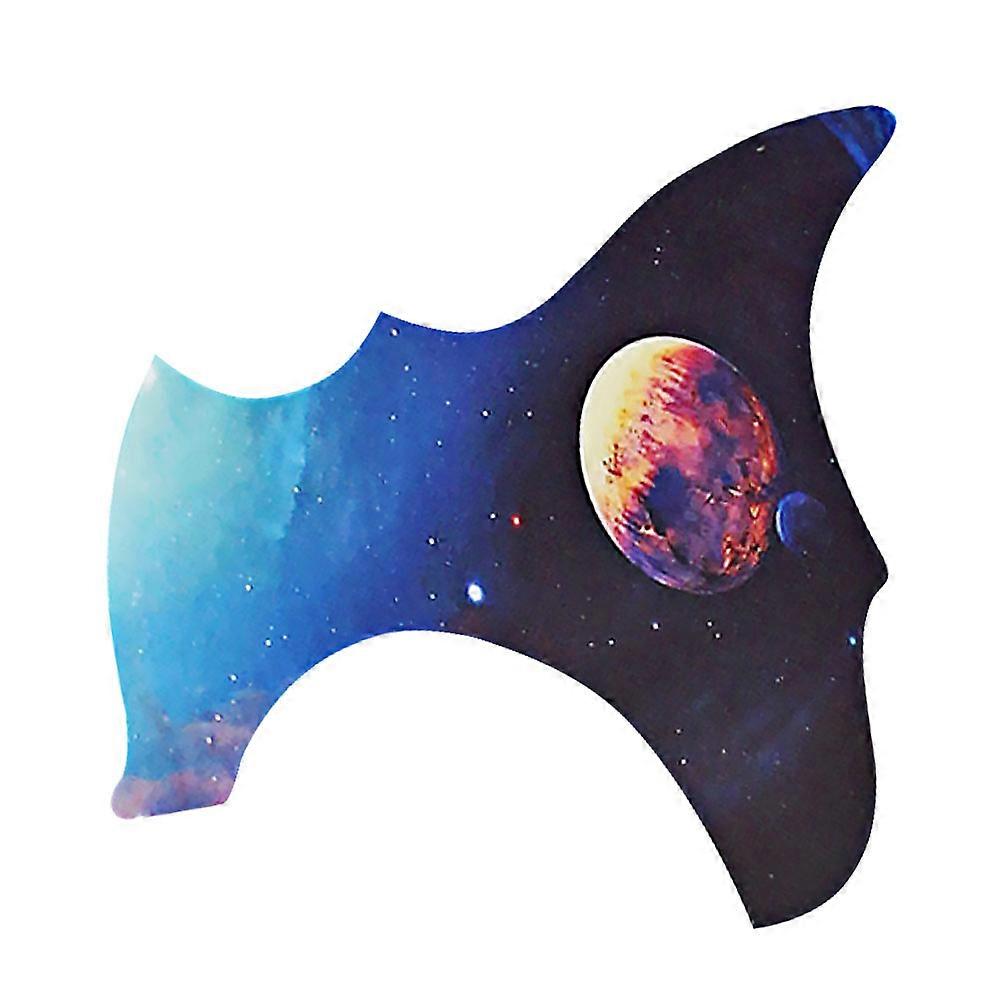 Durable Self Adhesive Guitar Sticker with Planet Design for Acoustic Guitars – Easy Installation and Enhanced Appearance for Music Enthusiasts