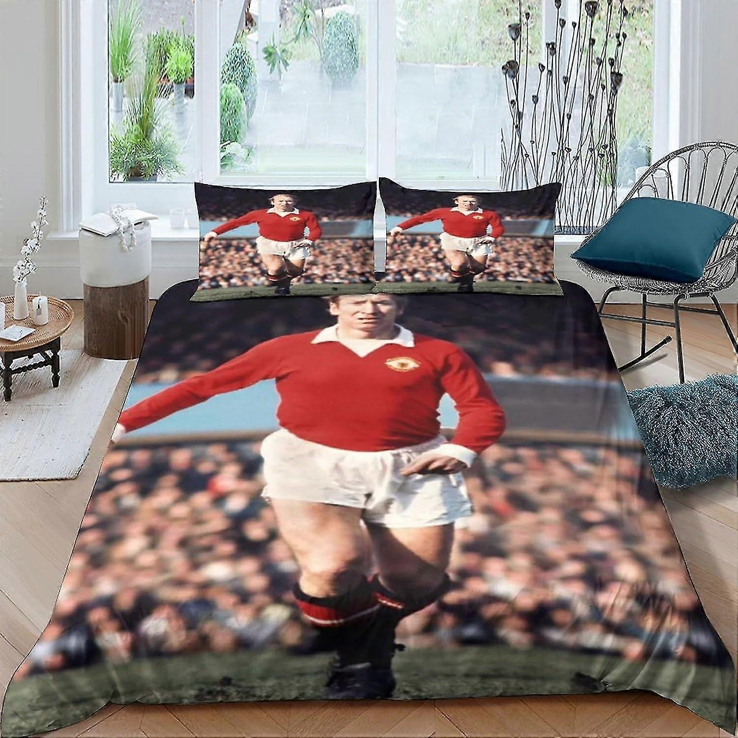 3D Effect Comforter Cover for Children and Adults Printed Microfiber Bedding Set with Pillow Cases