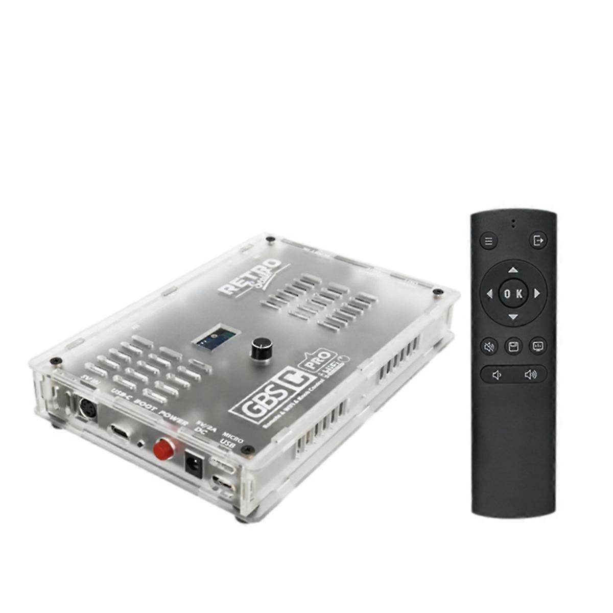 GBSC PRO Video Converter Scart RGBS YPbPr VGA AV SV to -Compatible Video Auido Converter for Retro Game Console