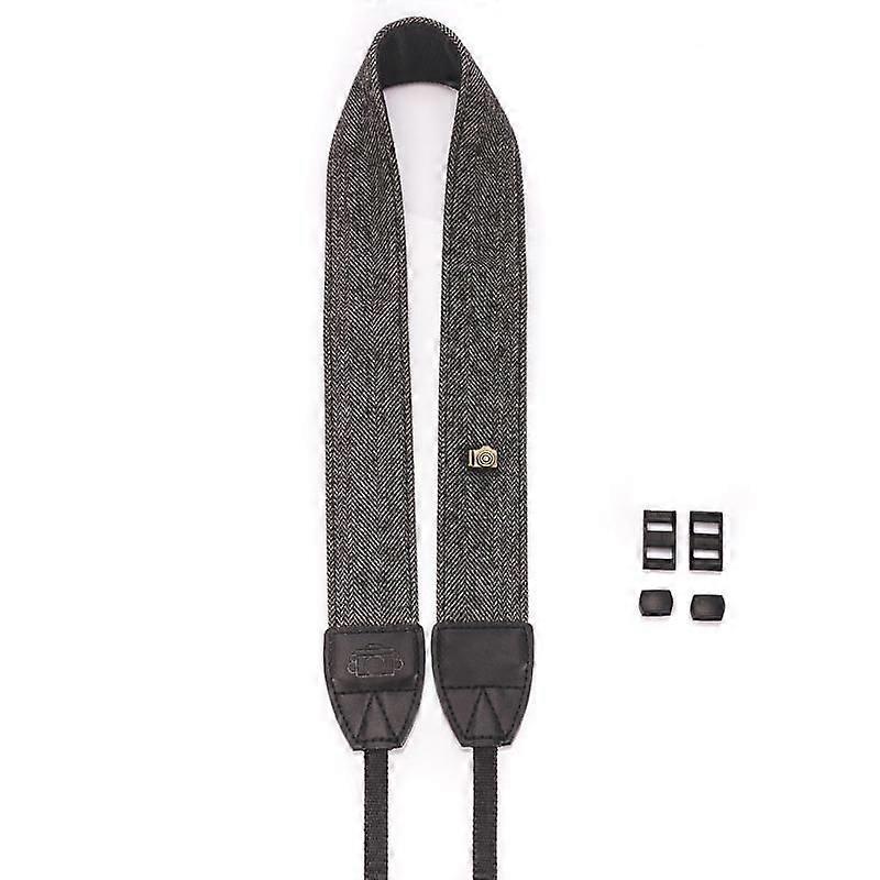 Camera cotton shoulder strap SLR camera strap decompression retro micro single photography shoulder strap neck camera shoulder strap