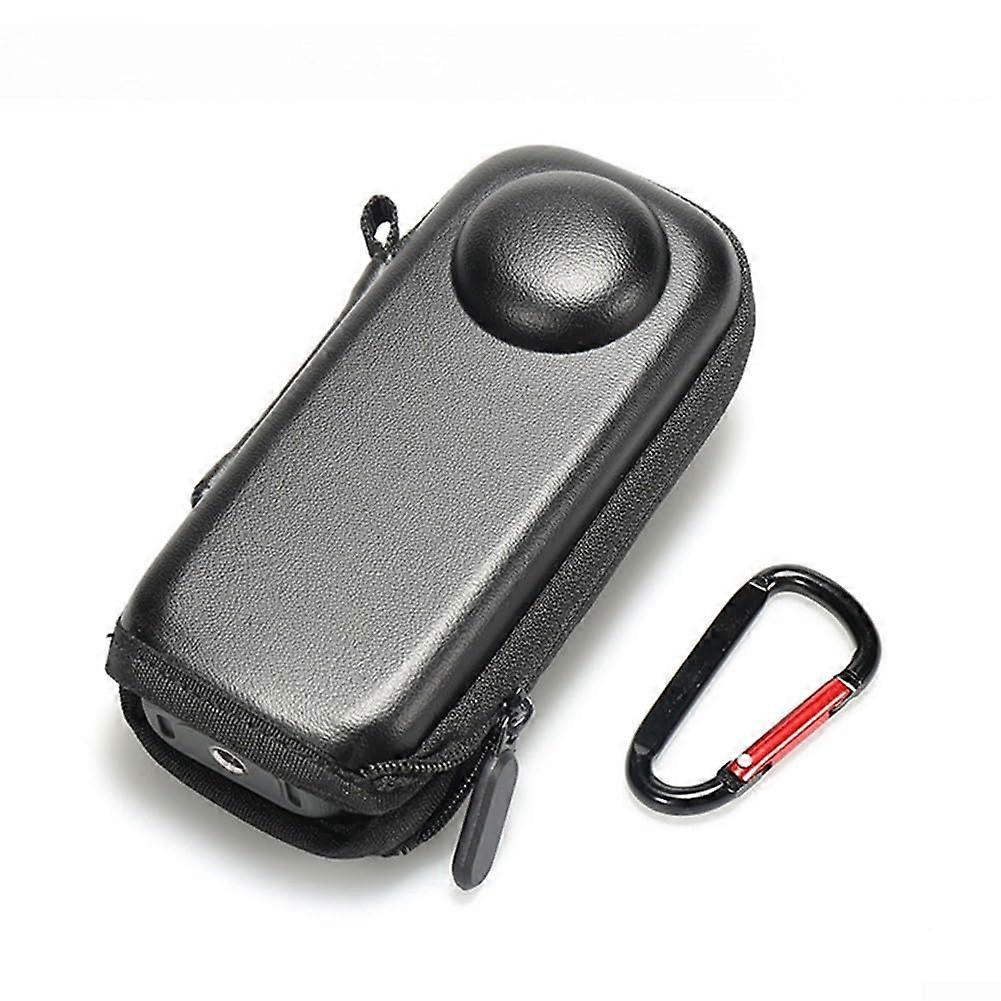 Compact protective case for your Insta360 X4 accessories, made of EVA material for safe storage of items during transport, as shown in the picture.