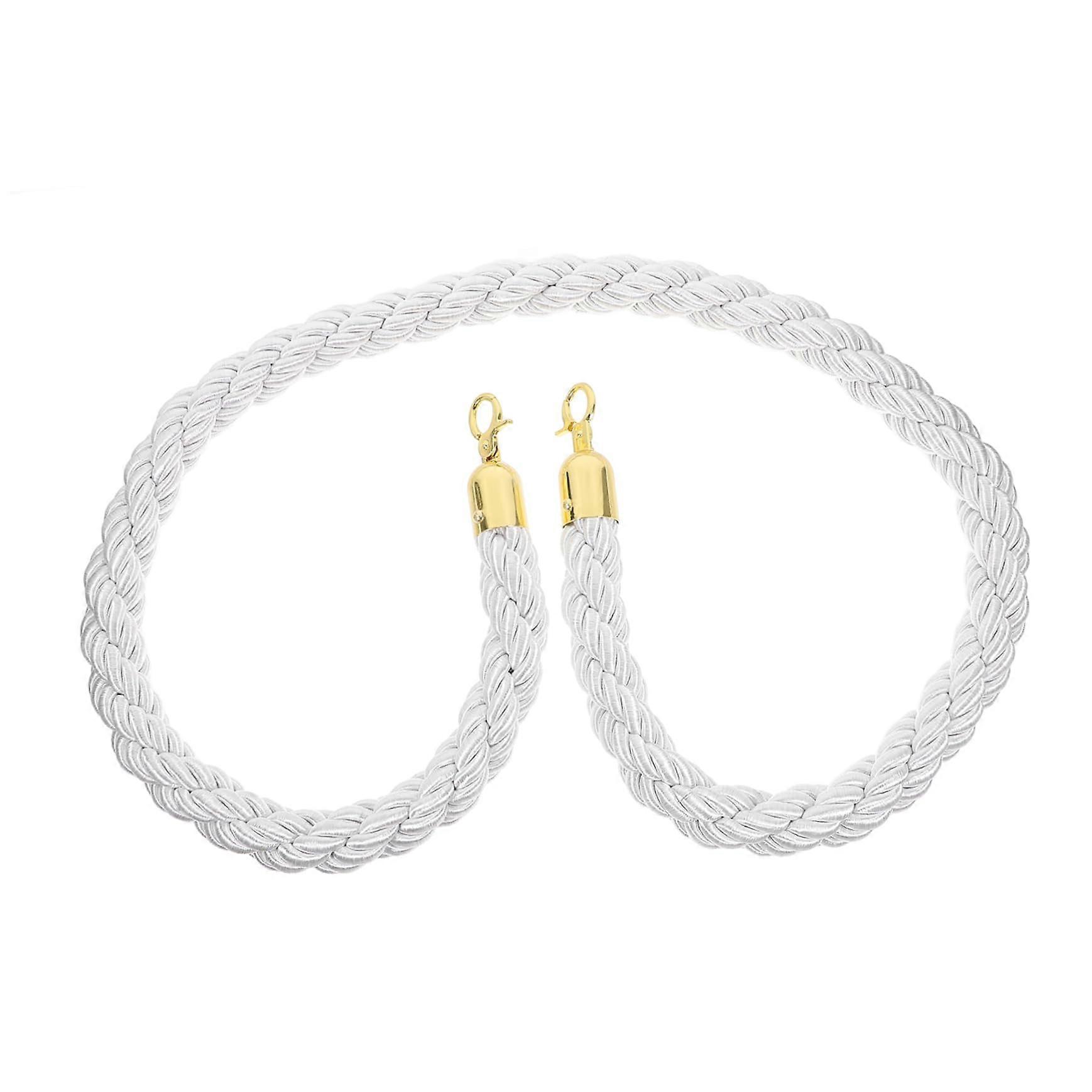 Rope Barrier Hook Long Sturdy Barrier Rope for Crowd Control Cinemas Events Elegant Design for Modern Applications