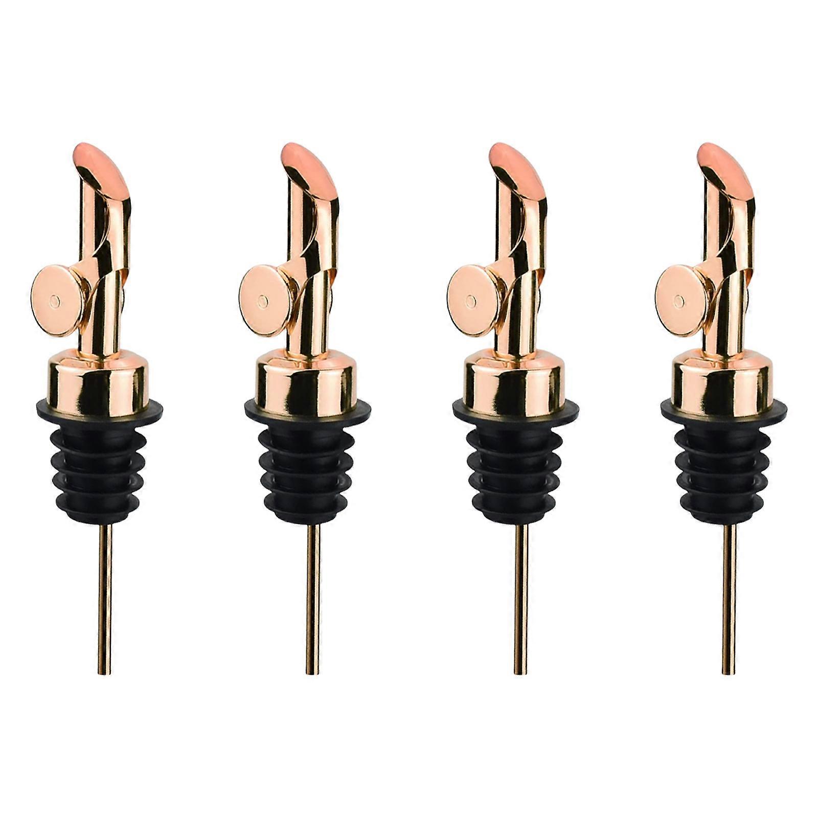 Sensors Activated Wine Dispenser Leak Resistant Nonrust Steel Suitable Durable Pubs Tool For Home Use Rose Gold
