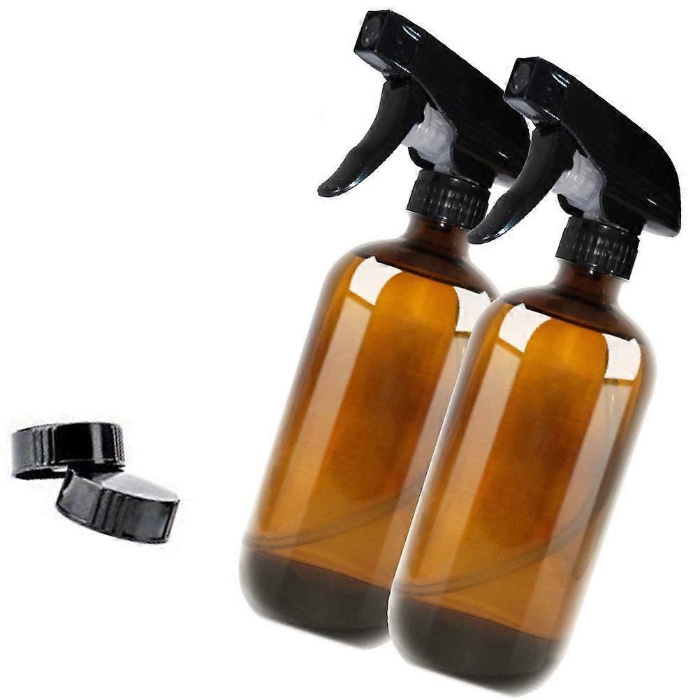 Professional Spray Bottles Reusable Bottles for Storage Liquid Use 500ml Plastic Nozzle 2Pcs