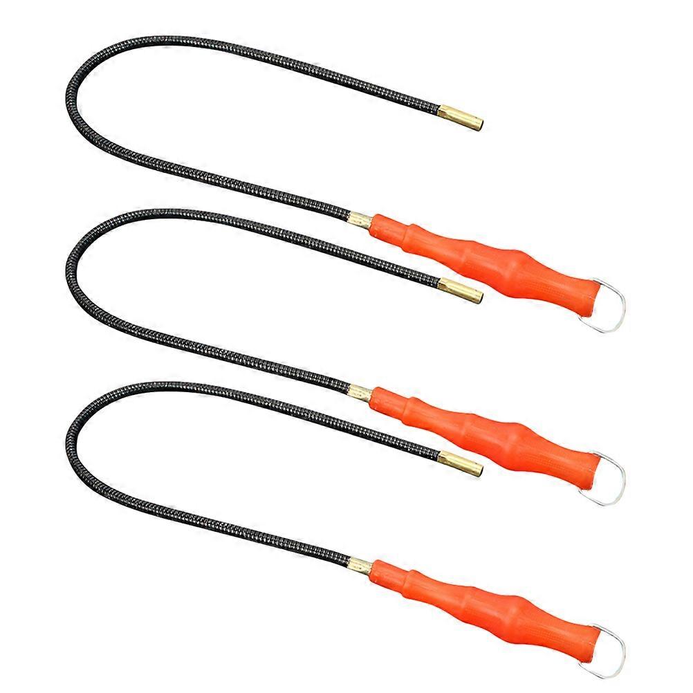 Magnet Pick Up Stick For Small Metal Objects Bendable Spring Magnet Stick 56.00X0.79X0.75CM 3Pcs