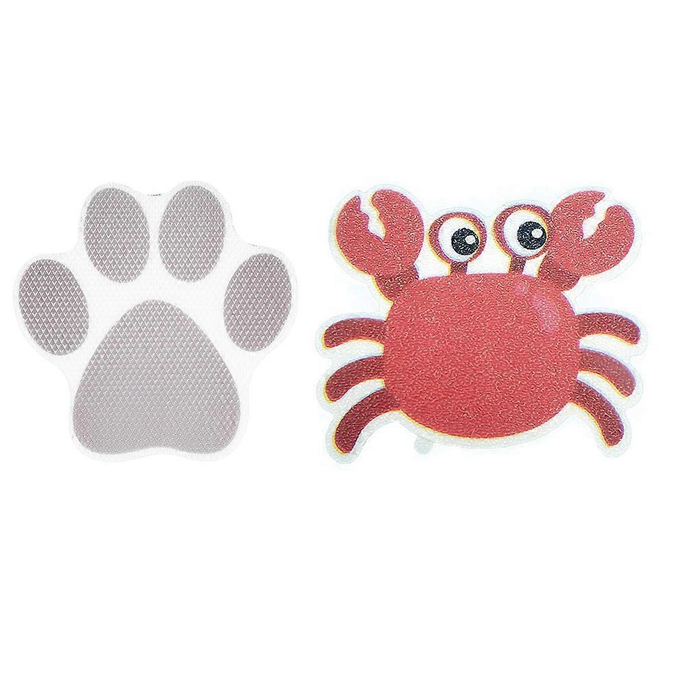 Tub Accessories for Bathtub Non Slip Decals Animals Design Self Adhesive Bathroom Decor 8Pcs